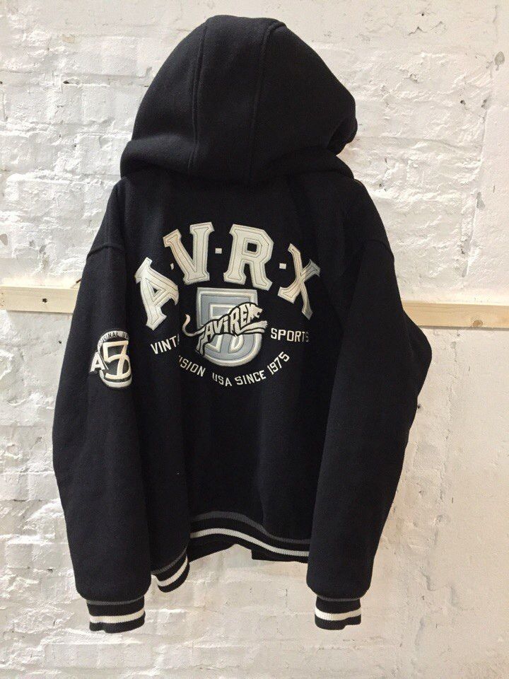 Avirex AVIREX jacket, black, vintage coat, 90s old school size XL Size US XL / EU 56 / 4 - 2 Thumbnail