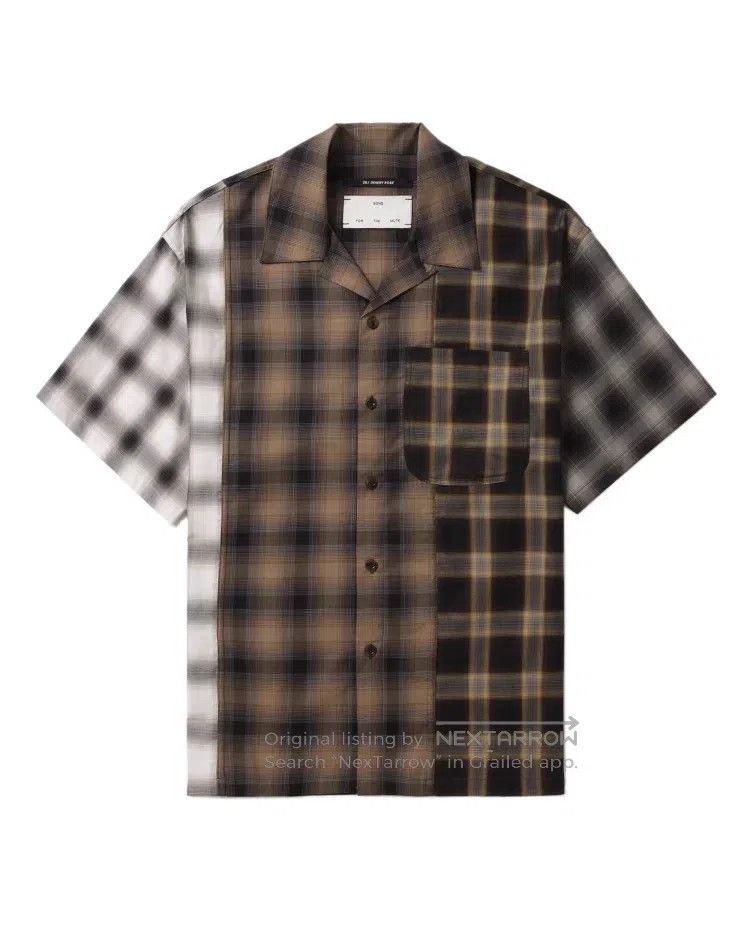 Song For The Mute Song For The Mute Patchwork Plaid Shirt Size US M / EU 48-50 / 2 - 9 Thumbnail