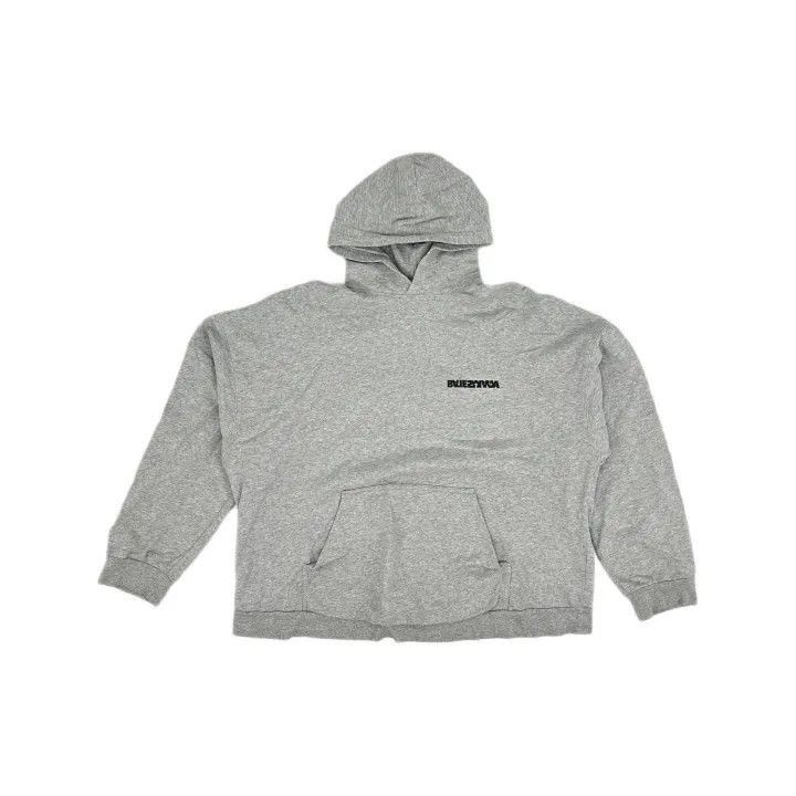 Balenciaga Balenciaga Balenciaga Logo Hoodie for Men in Gray -2507 Size US M / EU 48-50 / 2 - 1 Thumbnail