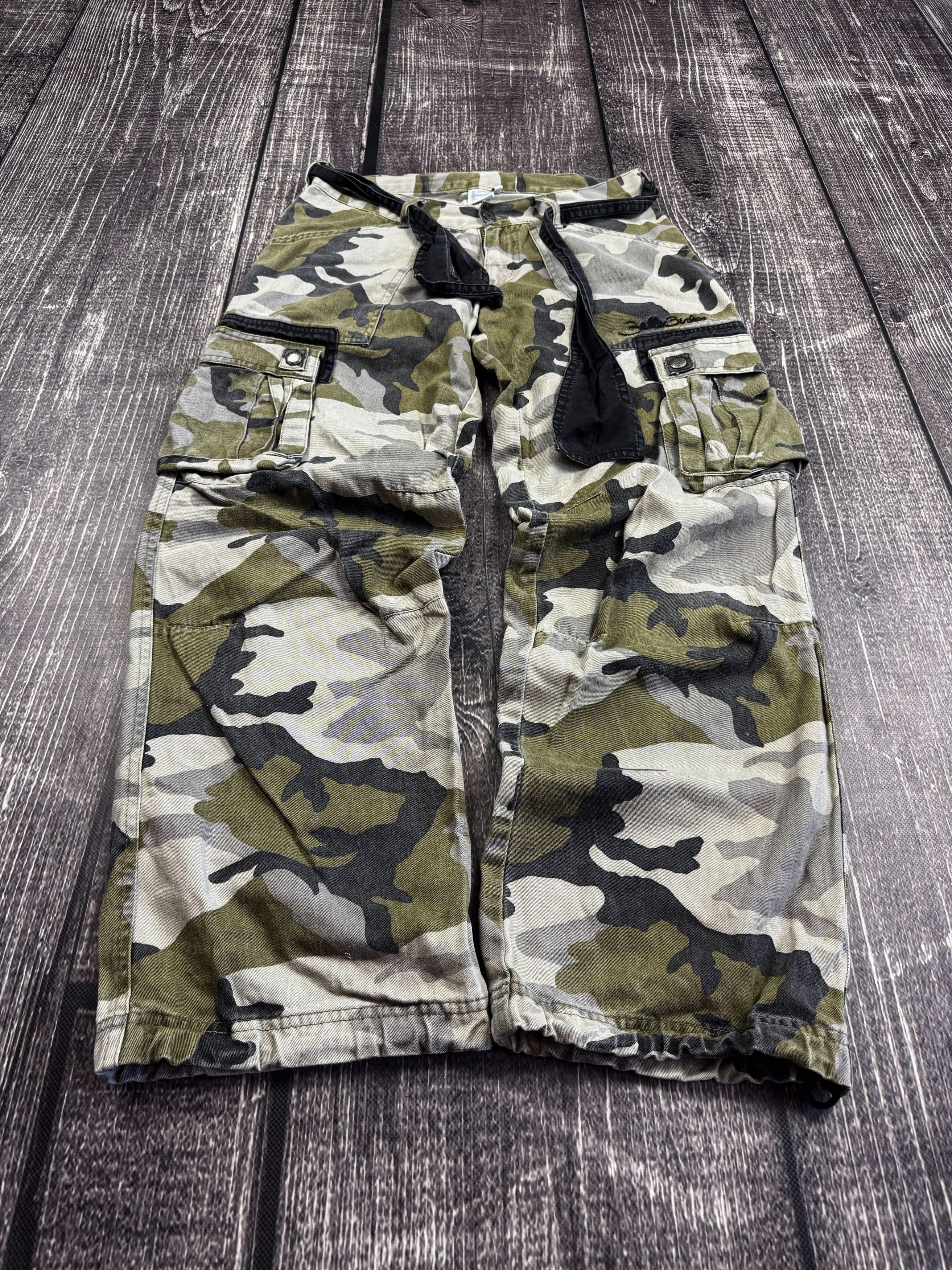 Vintage Vintage Rick Owens Junya Watanabe Style Military Jeans 90s Size US 30 / EU 46 - 1 Thumbnail