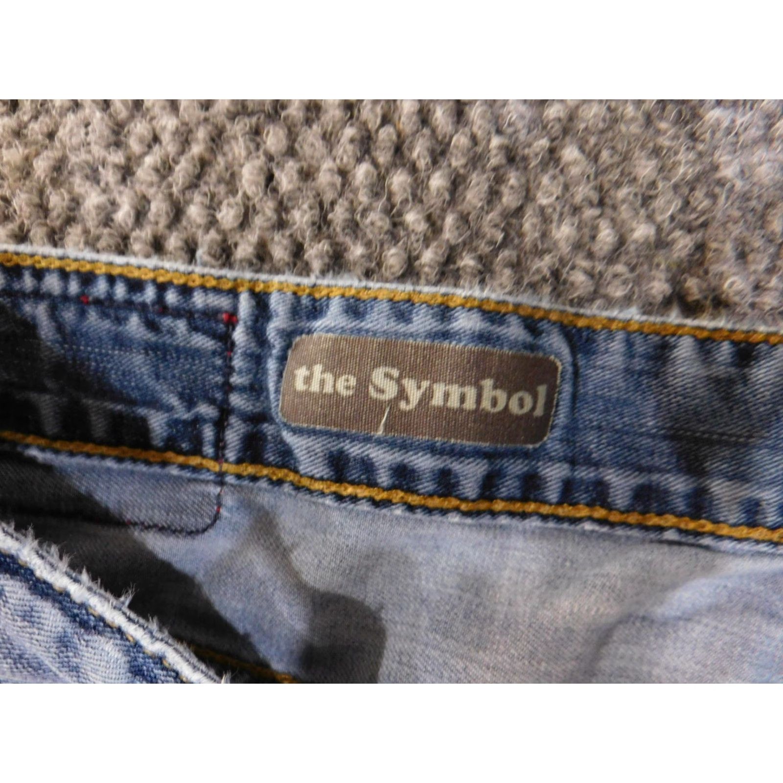 Vintage AG Adriano Goldschmied Jeans Mens 36x32 Blue The Symbol Button Fly Made USA Size US 36 / EU 52 - 7 Thumbnail