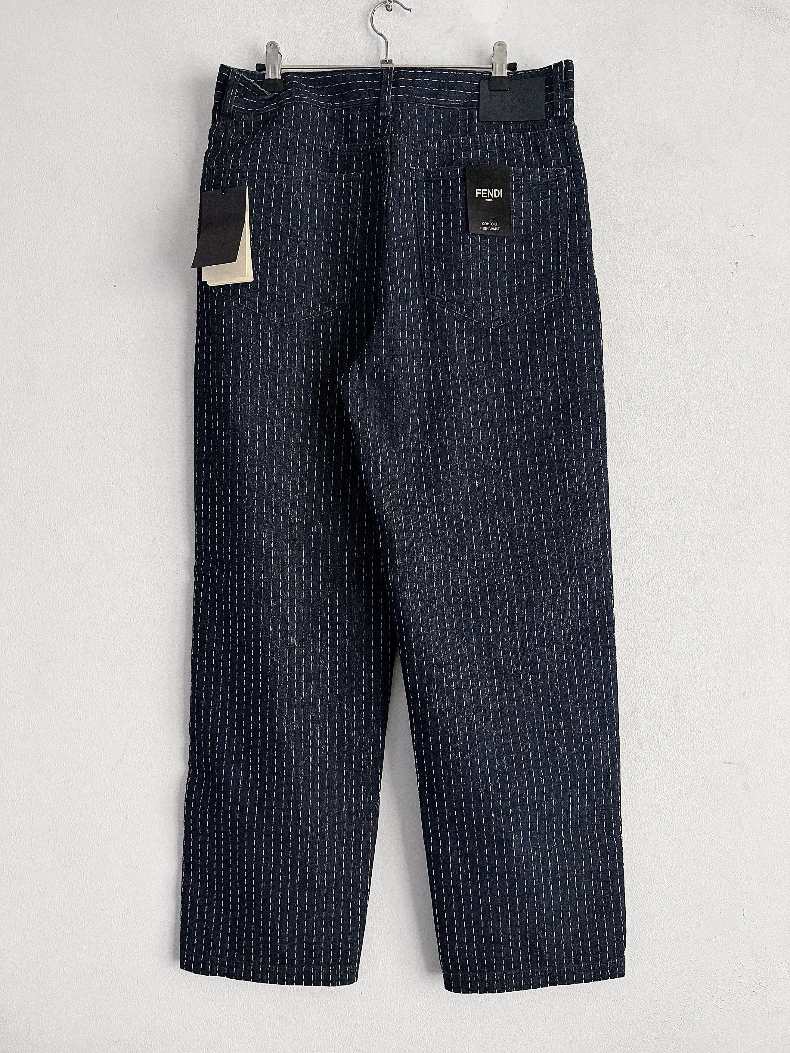 Fendi Fendi "Selleria" Stitch Denim Jeans Size US 32 / EU 48 - 3 Thumbnail