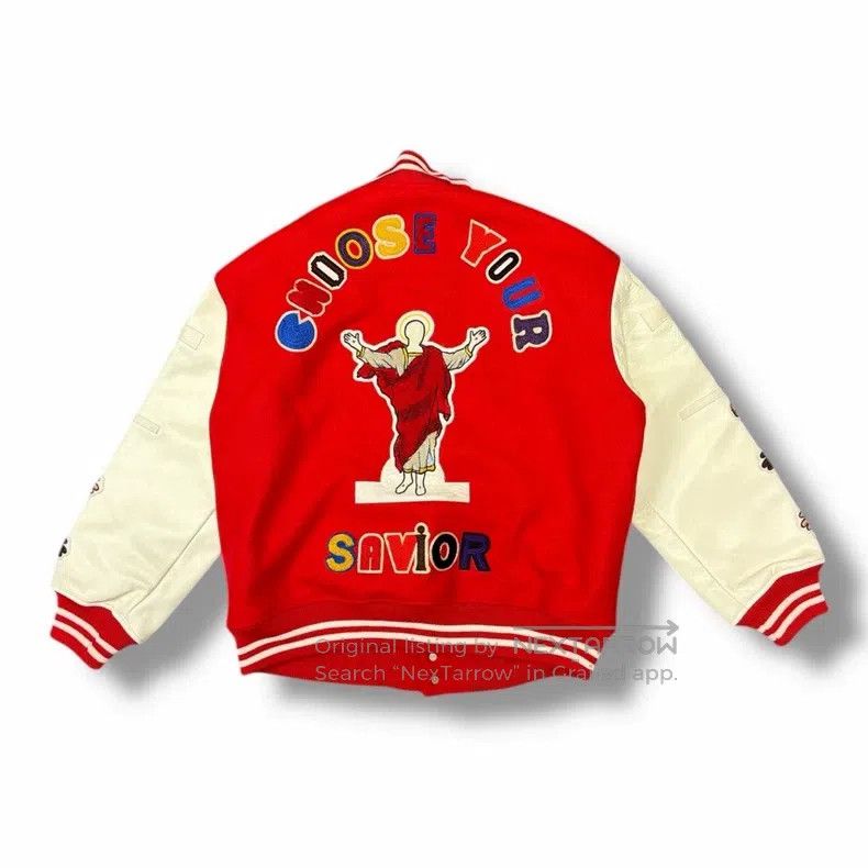 Saint Michael Saint Michael Flocked embroidered patch cowhide baseball j Size US L / EU 52-54 / 3 - 2 Thumbnail