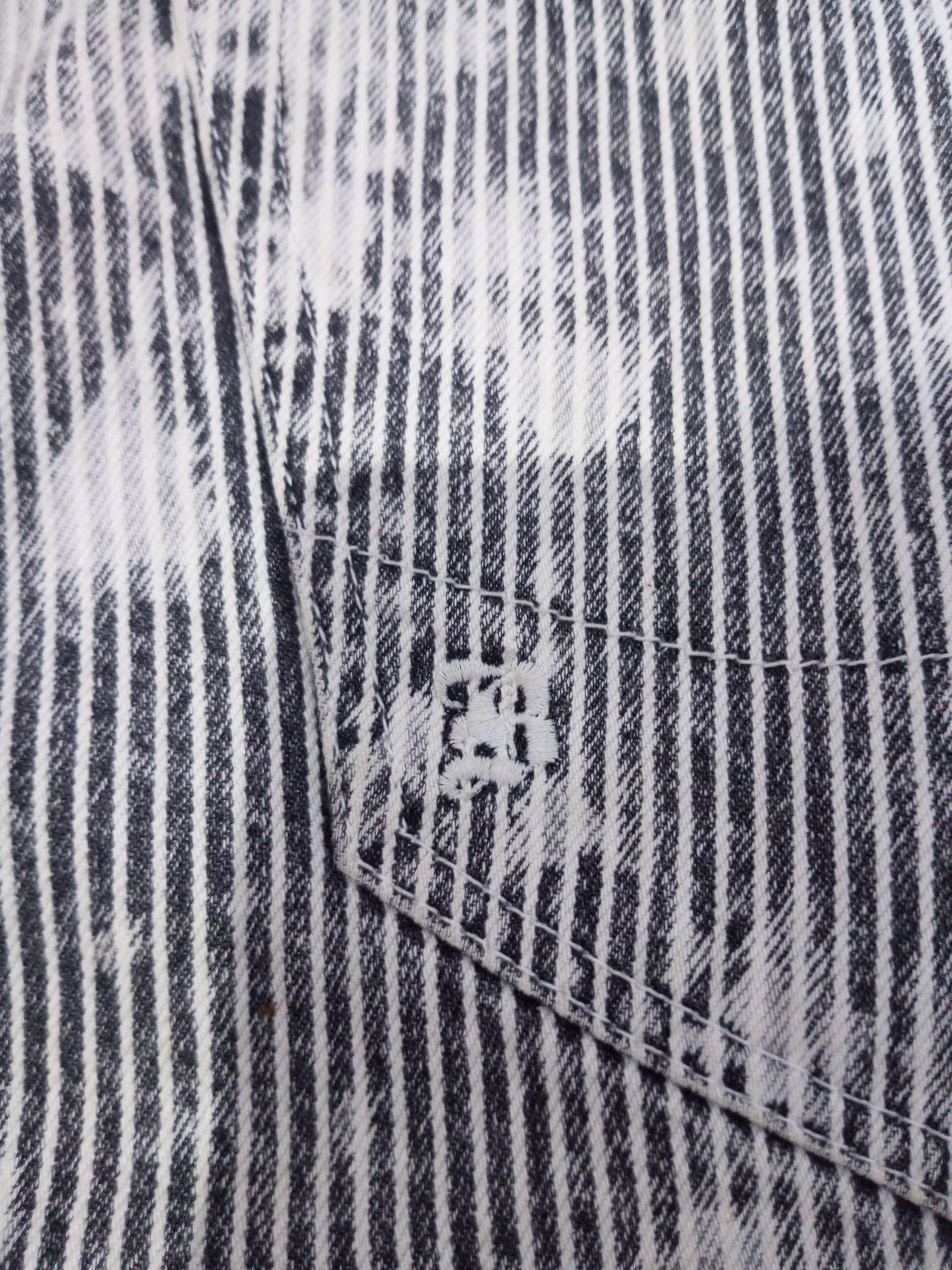 Japanese Brand Vintage japanese brand bagarch flare splashed denim jeans Size US 34 / EU 50 - 9 Thumbnail