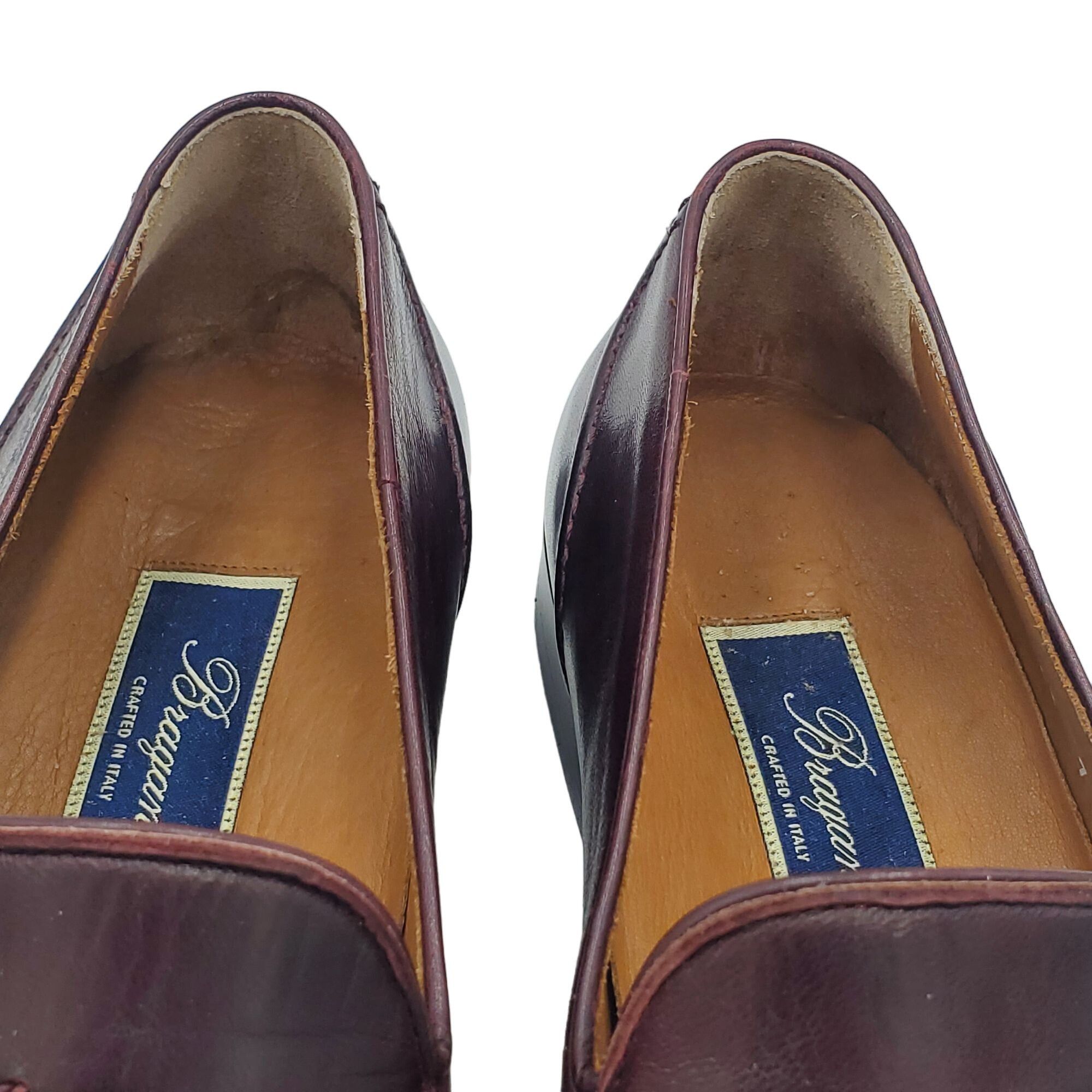 Cole Haan New Vintage Bragano Cole Haan mens 7 burgundy leather tassel Size US 7 / EU 40 - 9 Thumbnail
