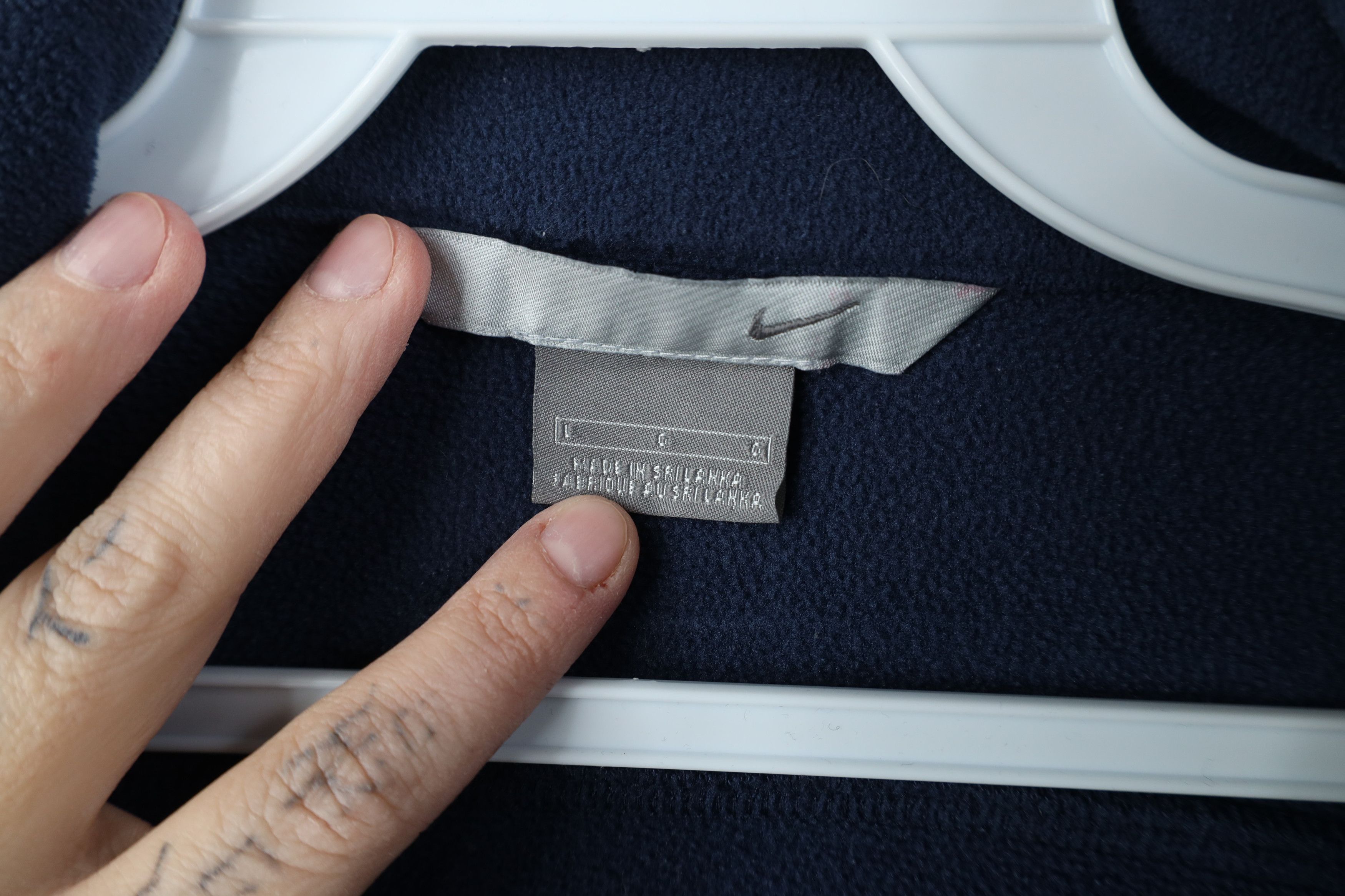 Nike Vintage Nike Scott Mini Swoosh Half Zip Fleece Sweater Size US L / EU 52-54 / 3 - 11 Thumbnail