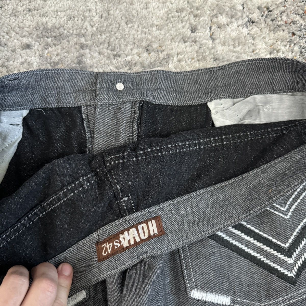 JNCO × Japanese Brand × Vintage Vintage Y2K baggy wide leg cybergoth opium jeans Size US 42 / EU 58 - 4 Thumbnail