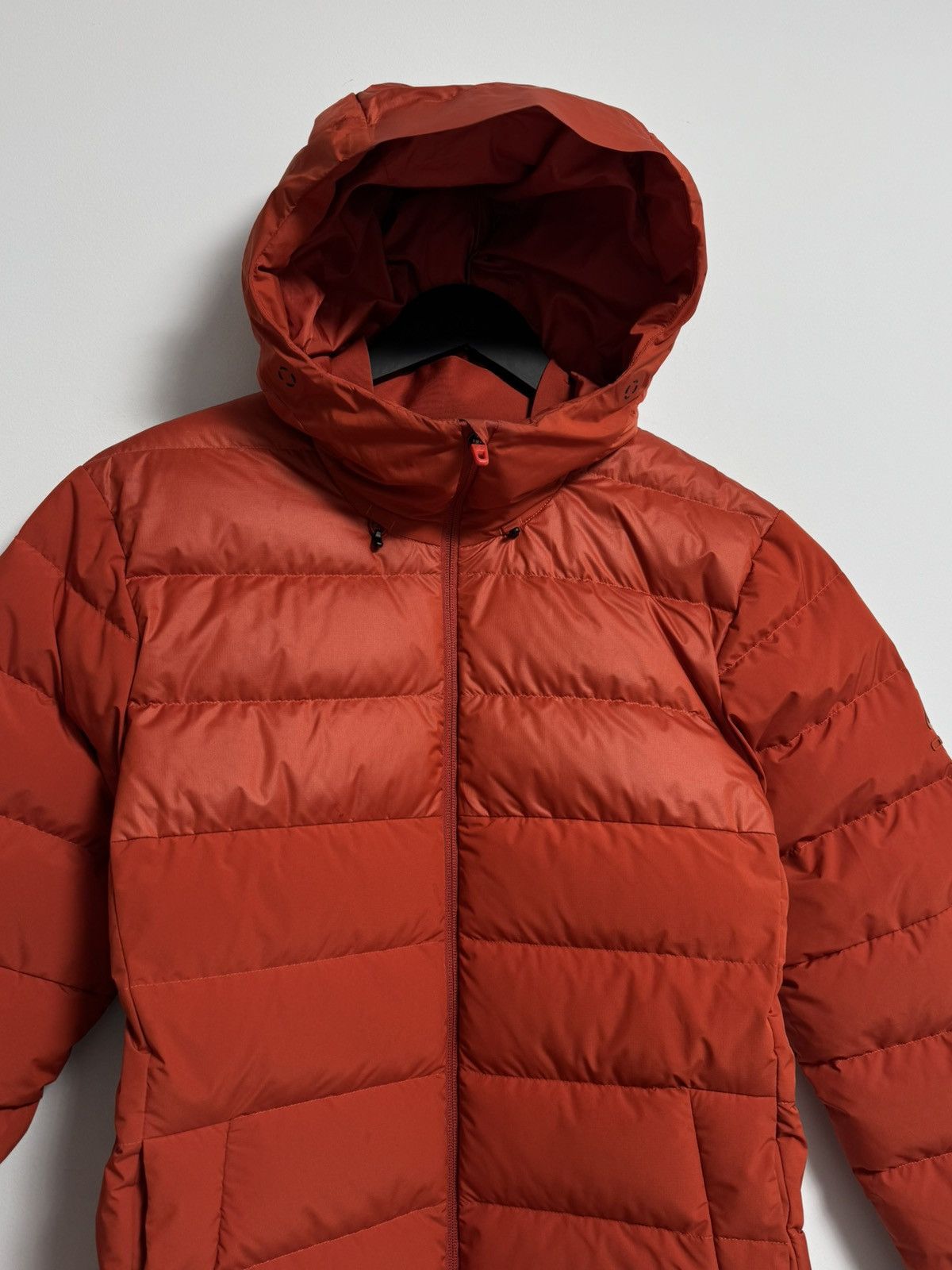 Odlo Down Jacket Red Hooded Puffer Winter Outdoor Men’s