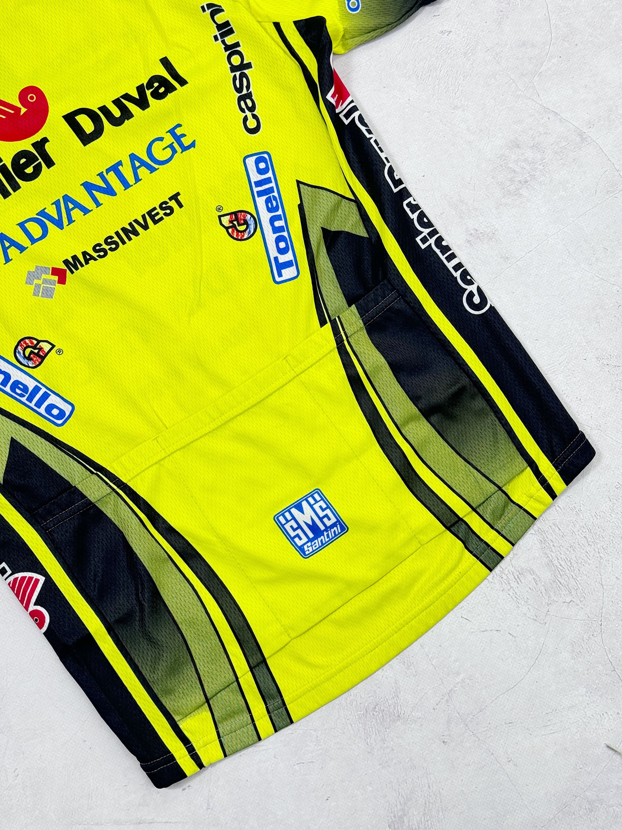 Vintage Vintage Santini Saunier Duval Cycling Jersey Sidermec Size US M / EU 48-50 / 2 - 11 Thumbnail