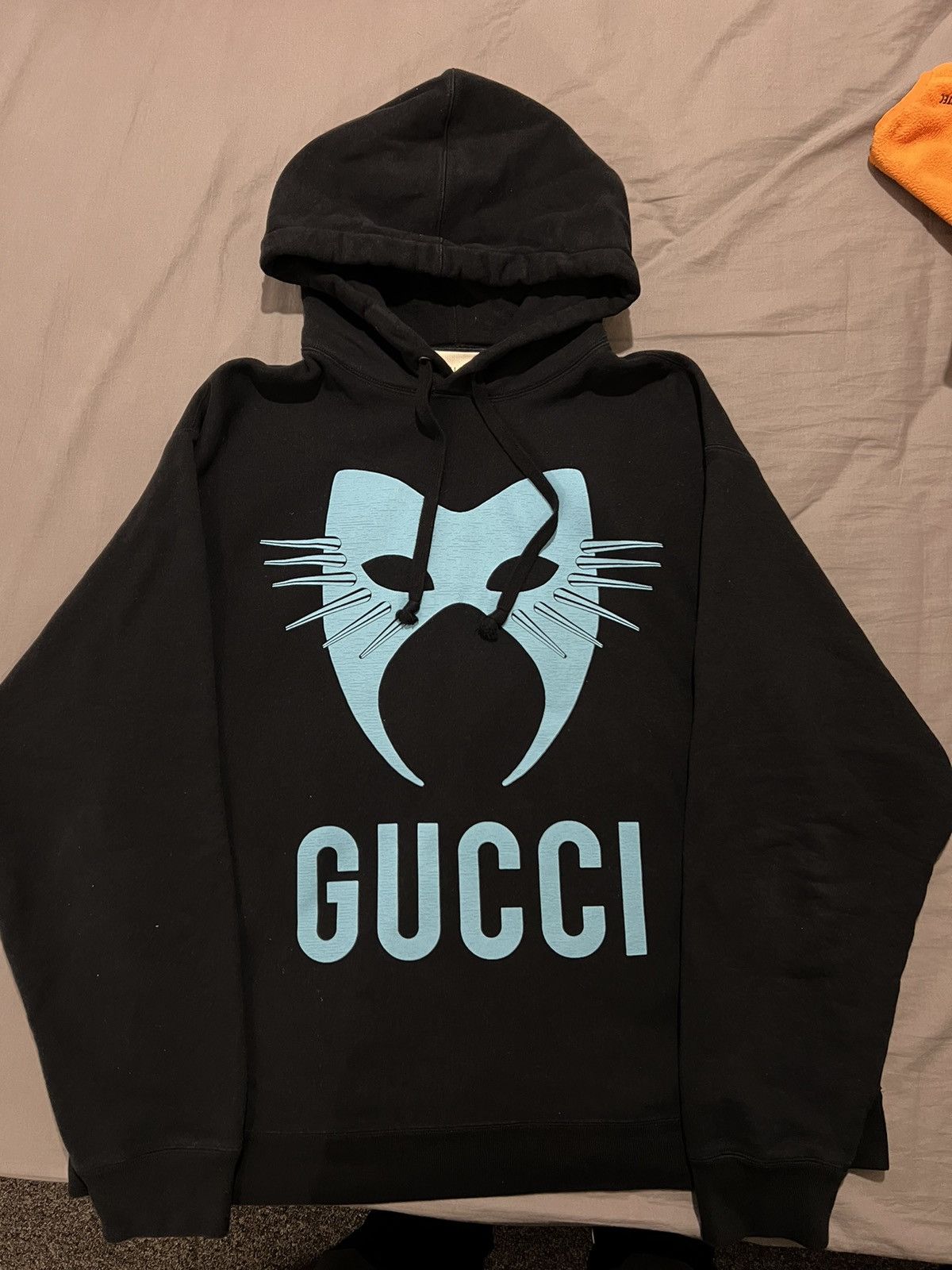 image of Gucci Mask Hoodie in Black, Men's (Size XL)