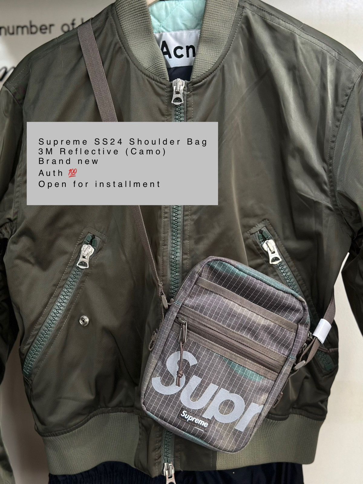 Supreme Supreme SS24 Shoulder bag 3M reflective( camouflage) Size ONE SIZE - 13 Thumbnail