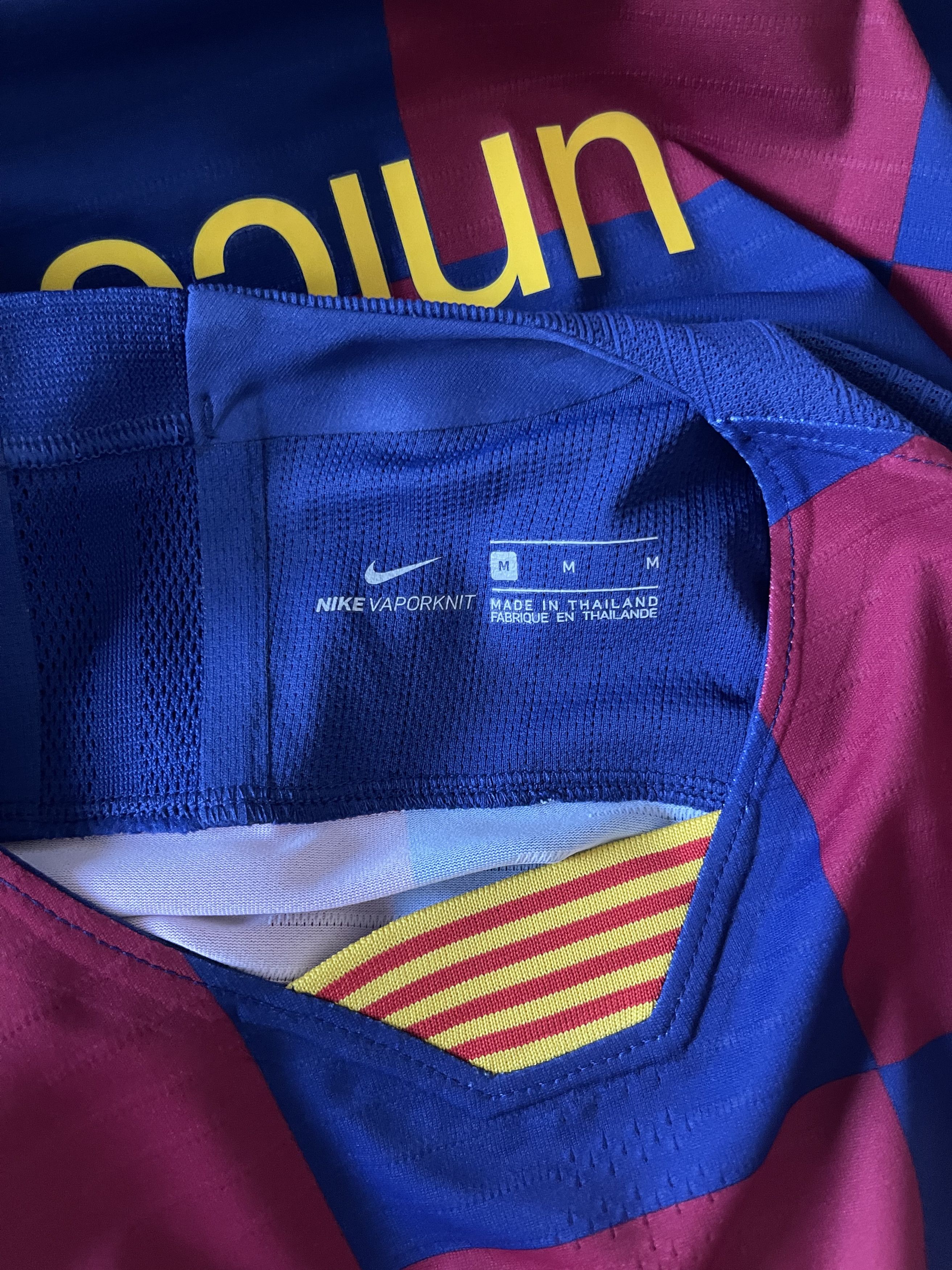 Nike FC Barcelona Nike 2019 - 2020 Player's Issue Home Shirt Size US M / EU 48-50 / 2 - 6 Thumbnail