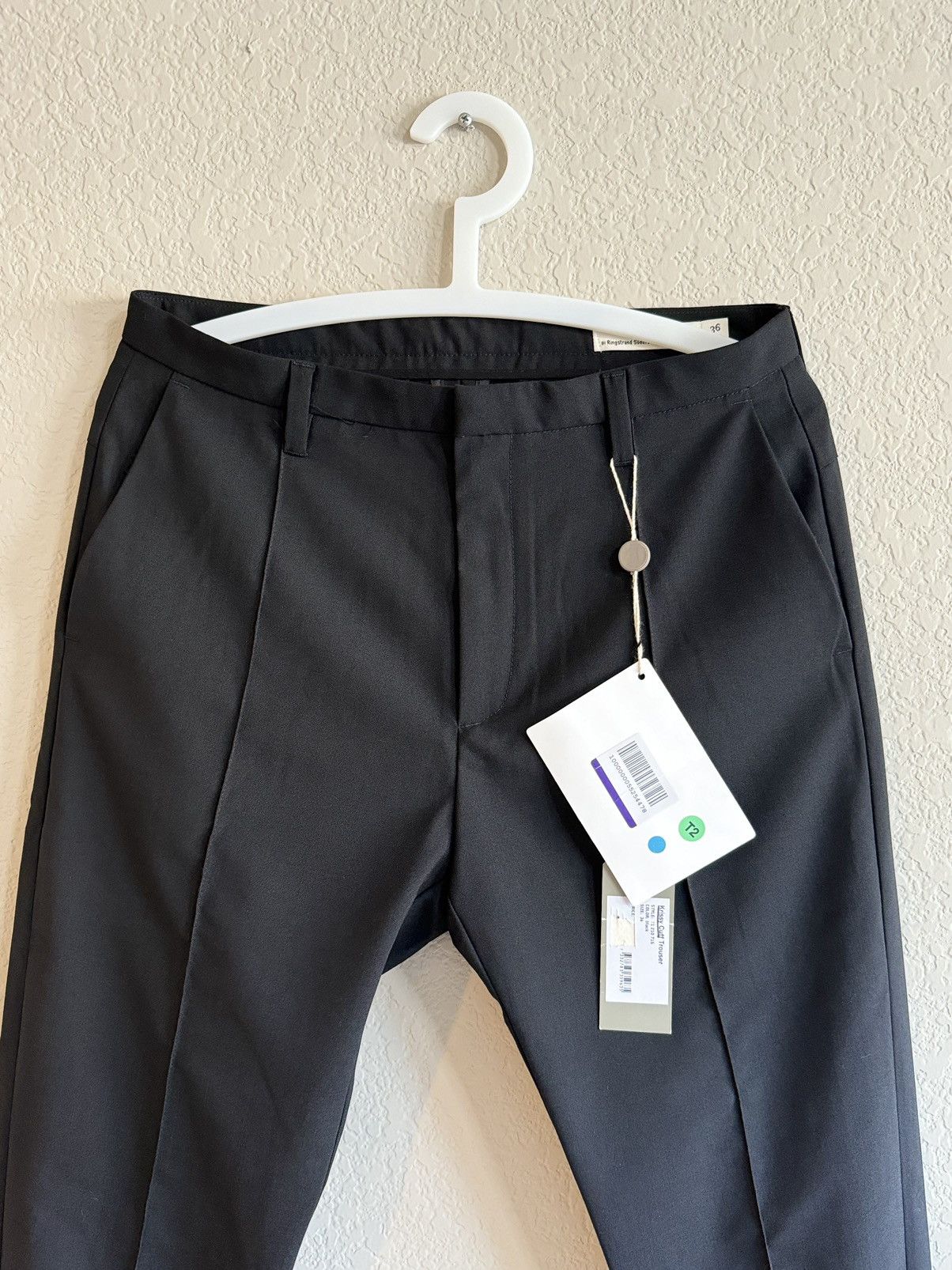 Hope Hope Stockholm New “Krissy Cuff” Trouser Wool Blend Black Size 27" / US 4 / IT 40 - 3 Thumbnail