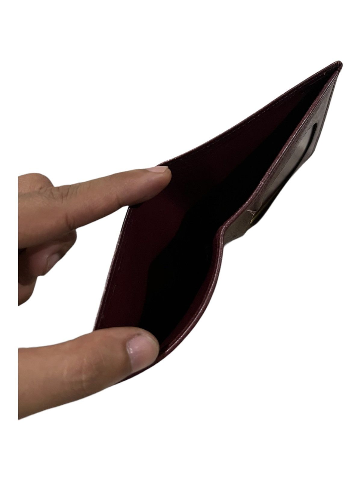Cartier OG Cartier Mastrin Bordeux Leather Calf Skin BiFold Wallet Size ONE SIZE - 7 Thumbnail