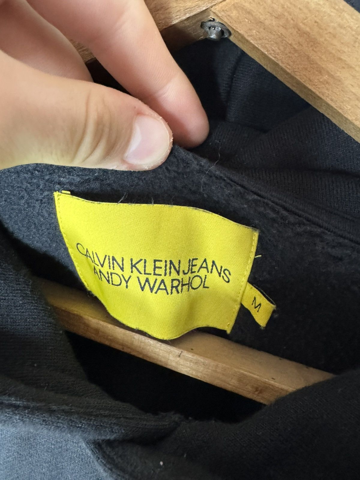 Andy Warhol × Calvin Klein Andy Warhol x Calvin Klein big logo hoodie Size US M / EU 48-50 / 2 - 4 Thumbnail