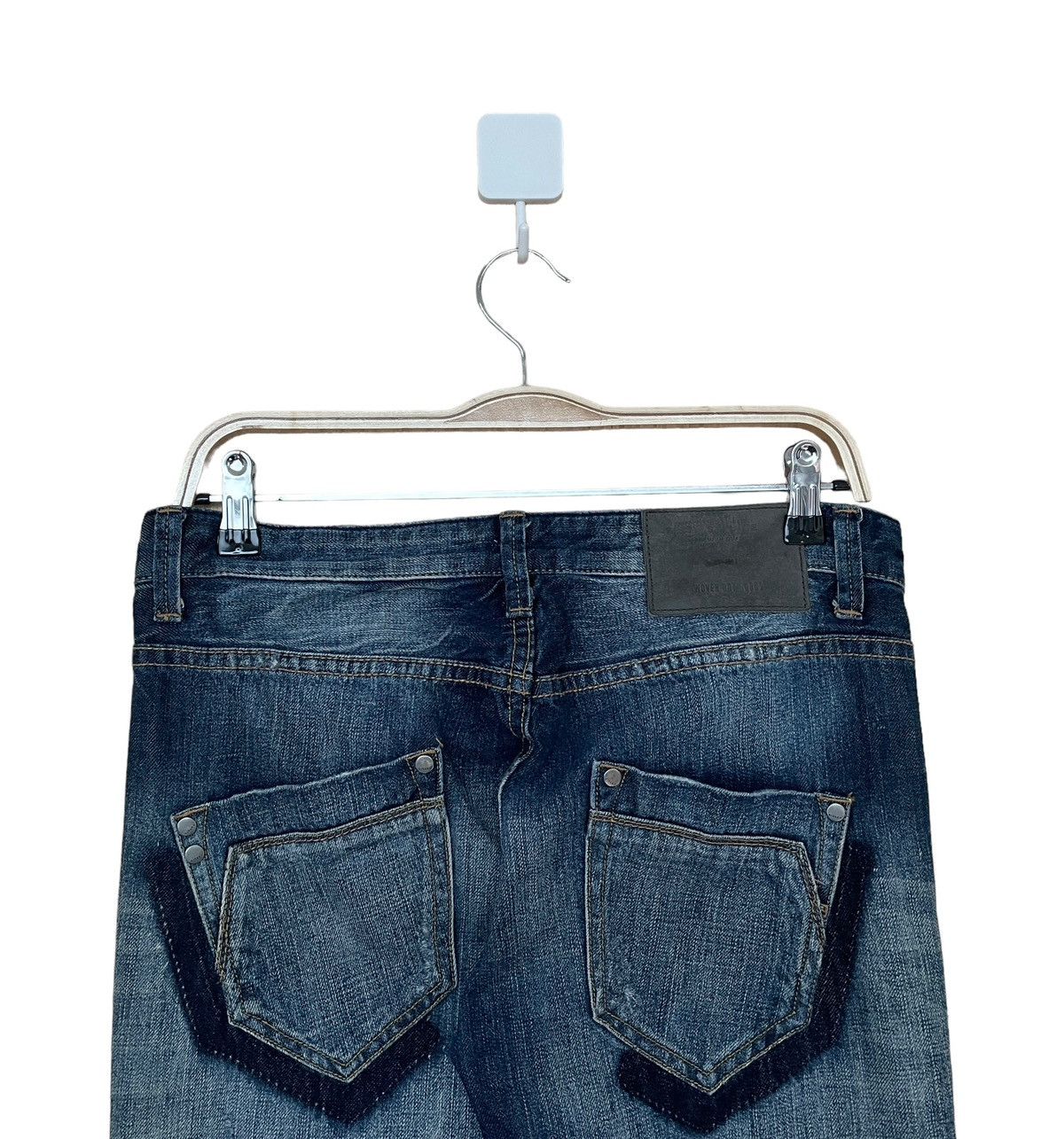 If Six Was Nine × Sisley Vintage Brand Sisley Ripped Jeans 2000s Size US 27 - 10 Thumbnail
