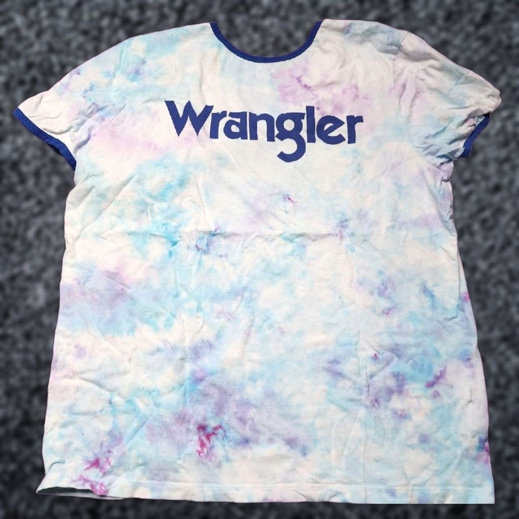 Wrangler VINTAGE Wrangler Women's T-Shirt Western Cowgirl Casual Short Sleeve 2XL Beige Distressed Size XXL / US 16-18 / IT 52-54 - 1 Thumbnail