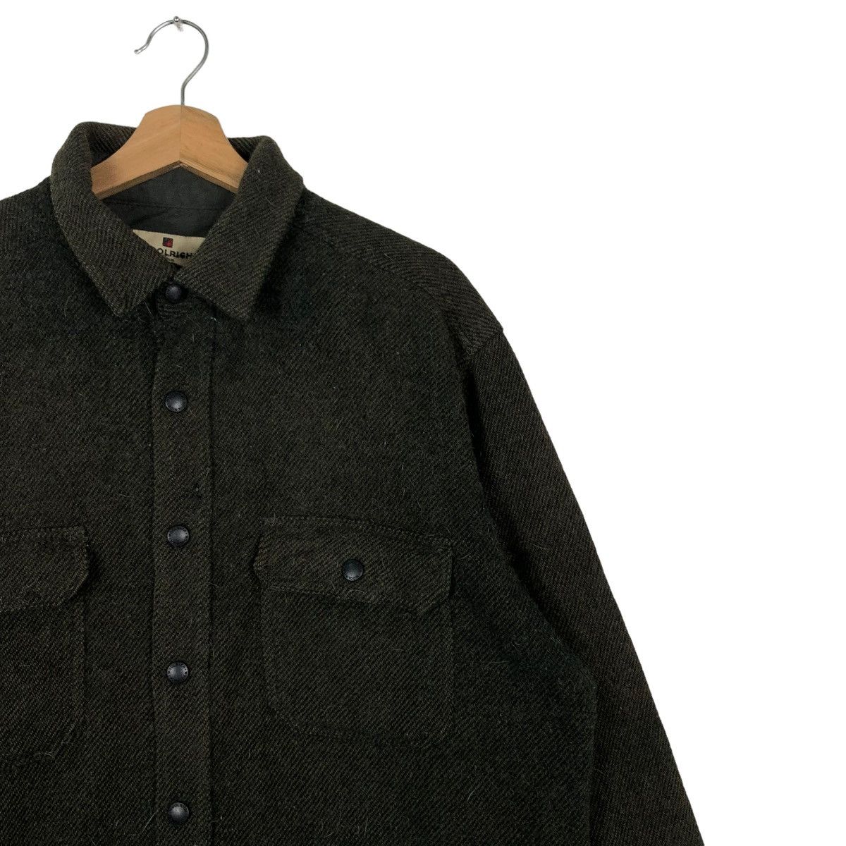 Japanese Brand × Woolrich Woolen Mills 🔥90’s VINTAGE WOOL SHIRT WORK JACKET WOOLRICH JAPAN Size US M / EU 48-50 / 2 - 3 Thumbnail