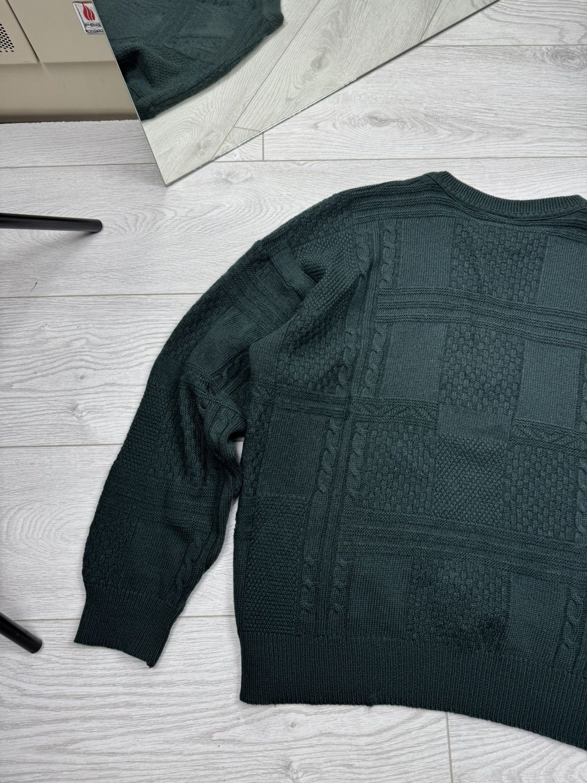 Lacoste × Vintage Lacoste Vintage Sweater Knit Casual Green 90s Hype Rare Size US L / EU 52-54 / 3 - 8 Thumbnail