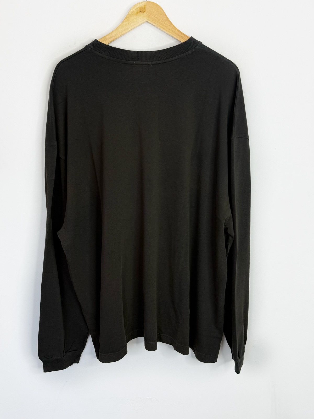 Willy Chavarria WILLY CHAVARRIA BUFFALO LS BLACK CLAY TEE Size US L / EU 52-54 / 3 - 3 Thumbnail