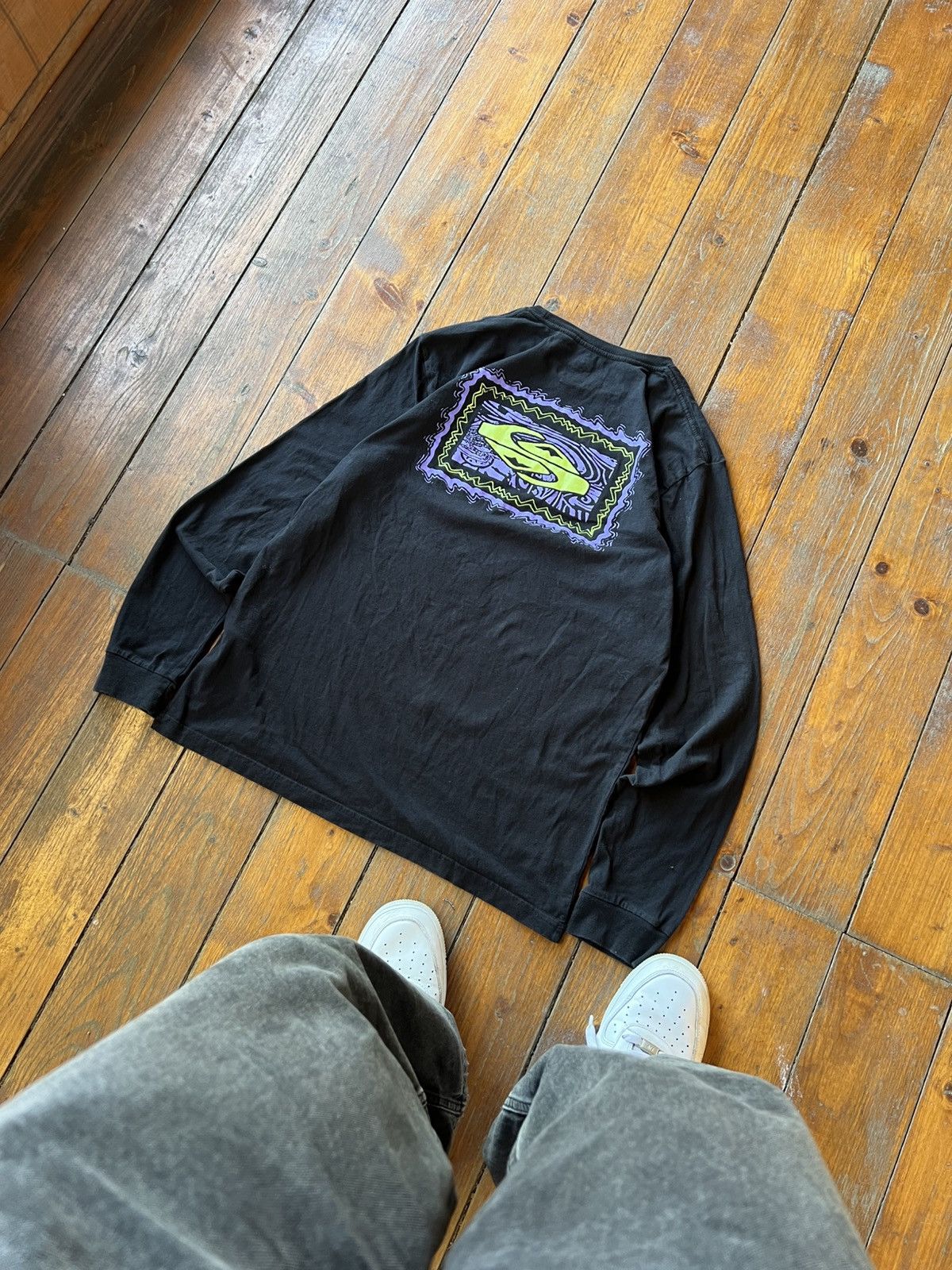 Quiksilver 2022 QUIKSILVER TAKING ROOTS LONGSLEEVE T SHIRT GTAPHIC SZ L Size US L / EU 52-54 / 3 - 3 Thumbnail