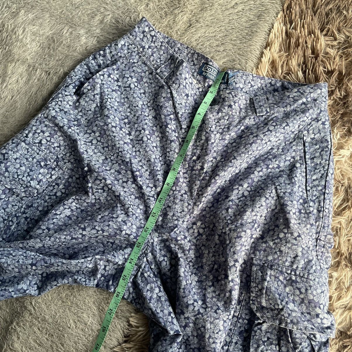 Vintage RARE Vintage Polo flowers print cargo pants Size US 32 / EU 48 - 8 Thumbnail