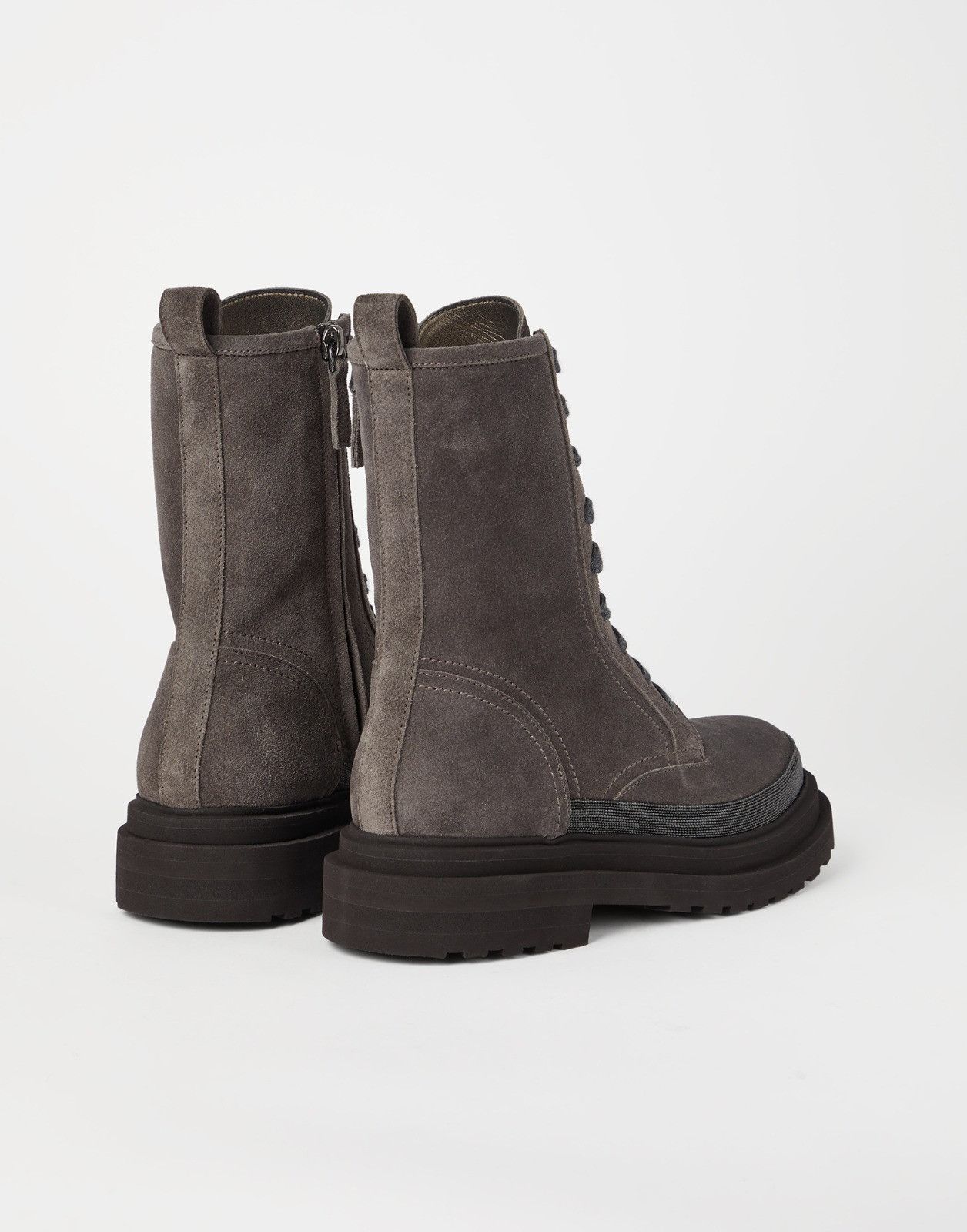 Brunello Cucinelli o1la1rc1a1025 Boots in Dark Grey Size US 11 / IT 41 - 4 Thumbnail