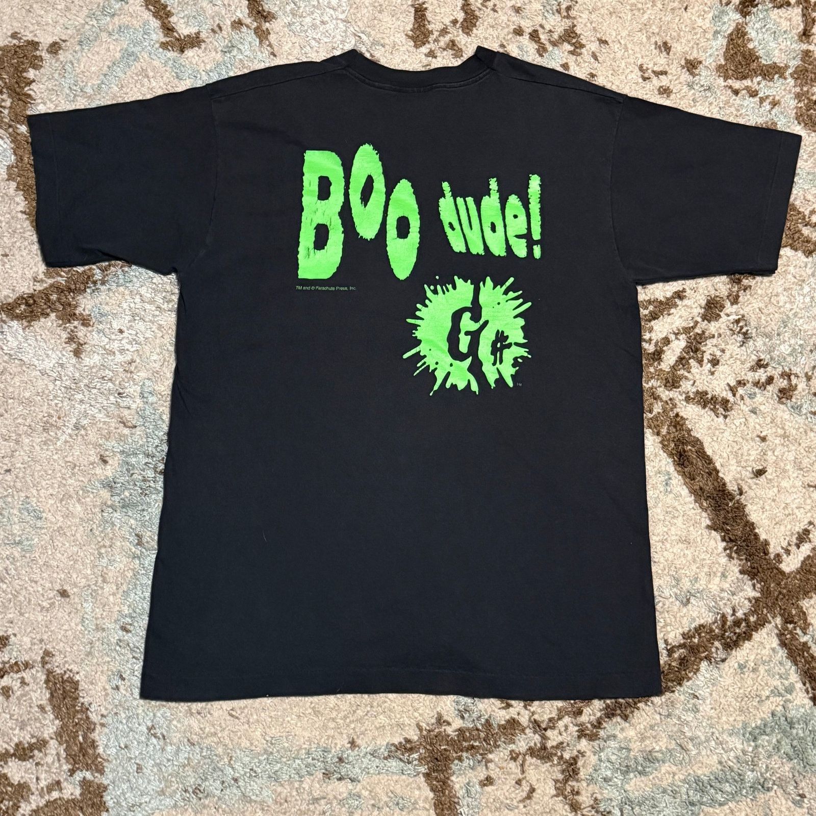 Fruit Of The Loom × Vintage Vintage Goosebumps Boo Dude! Shirt Size Large 90s Horror Size US L / EU 52-54 / 3 - 3 Thumbnail