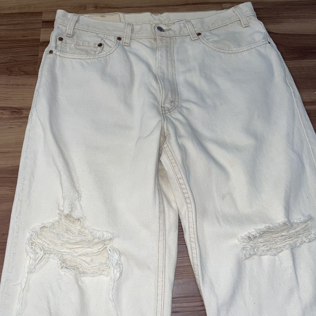 Levi's Levi’s Made in USA cream 550 Size US 36 / EU 52 - 3 Thumbnail