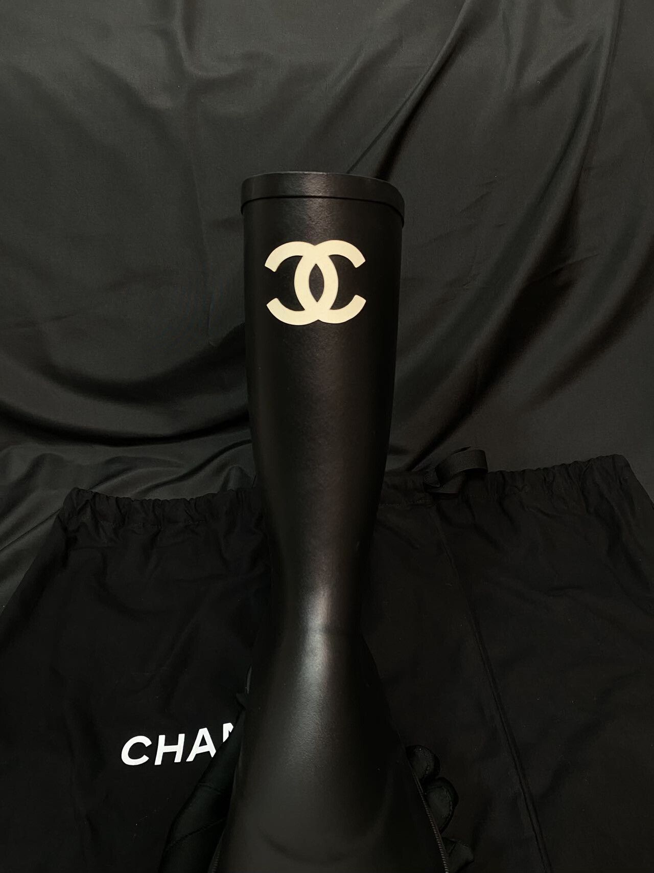 Chanel Chanel Rain Boots with Protective Coating. Size US 8 / IT 38 - 2 Thumbnail