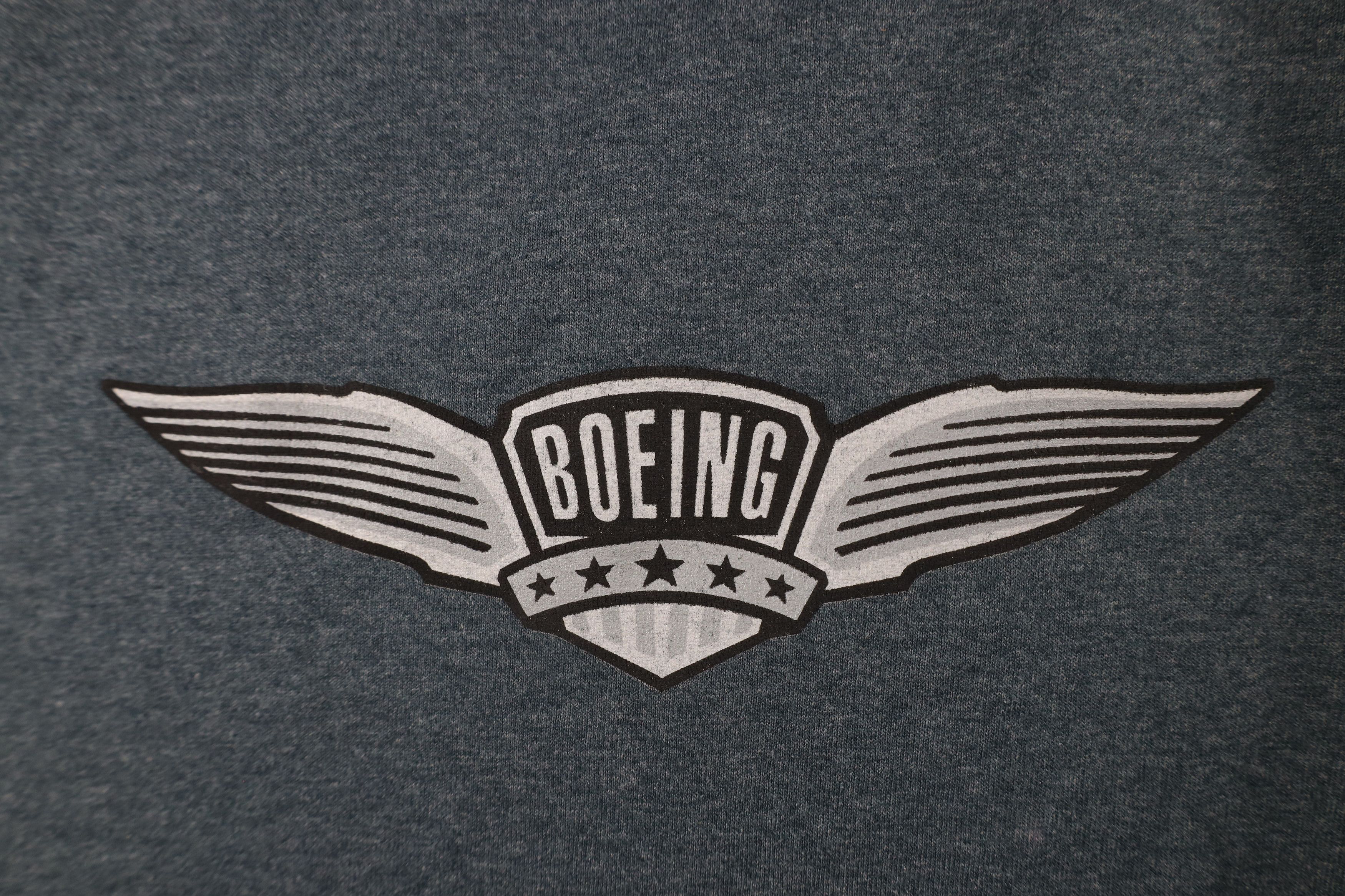 Vintage Vintage Boeing Airplanes Spell Wings Short Sleeve T-Shirt Size US L / EU 52-54 / 3 - 5 Thumbnail