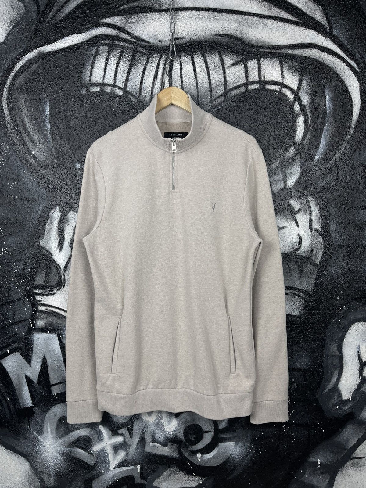 Allsaints Allsaints Half Zip Funnel Sweat Men’s Size M Size US M / EU 48-50 / 2 - 3 Thumbnail
