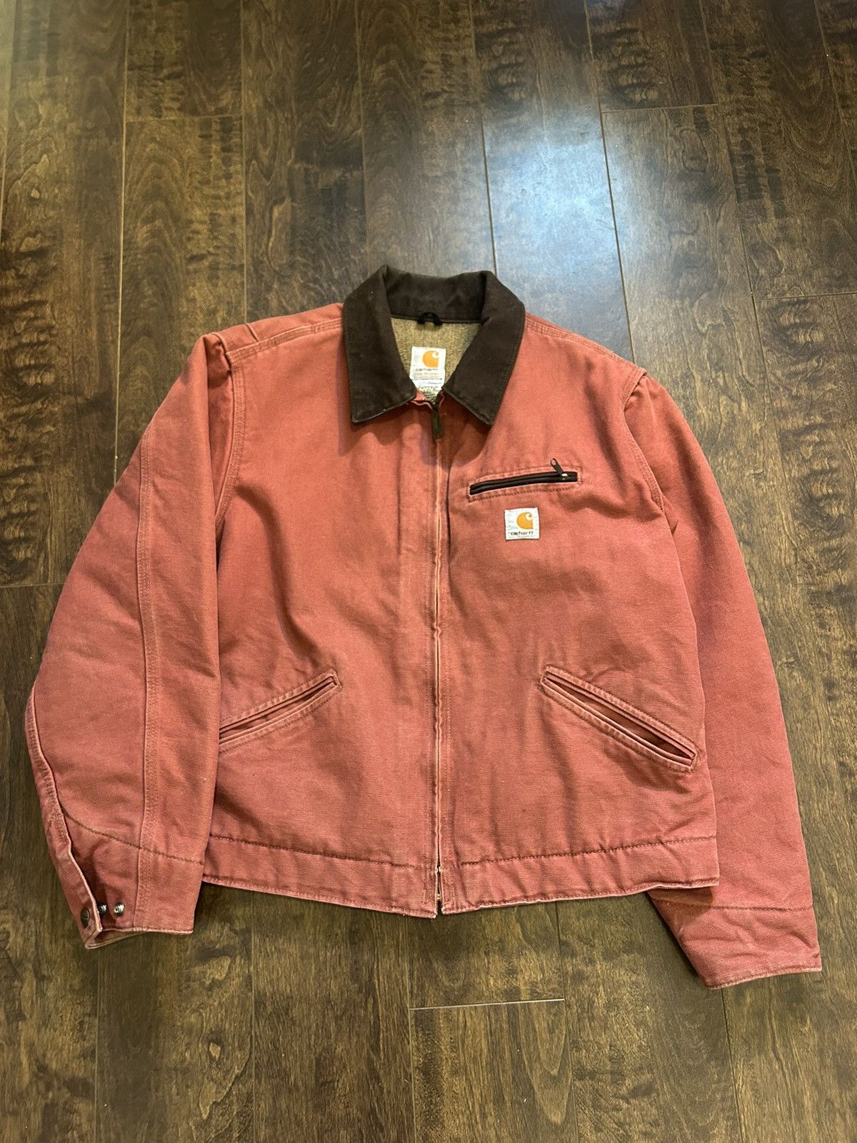 Carhartt × Streetwear × Vintage RARE CARHARTT J97 VRS 'VINTAGE ROSE'  DETROIT JACKET | Grailed