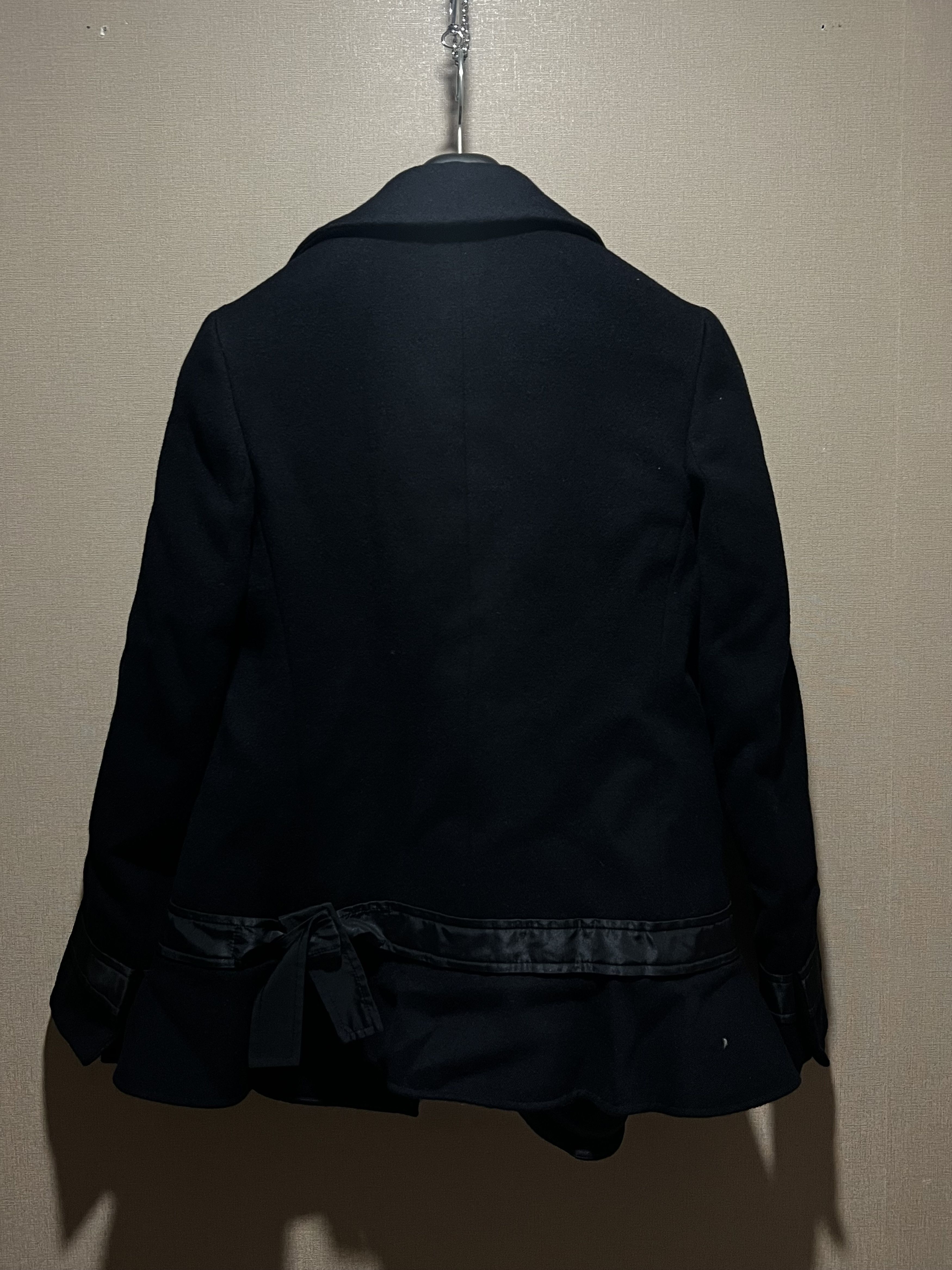 Prada PRADA 08fw Frill Virgin wool Short Coat Size XS / US 0-2 / IT 36-38 - 2 Thumbnail