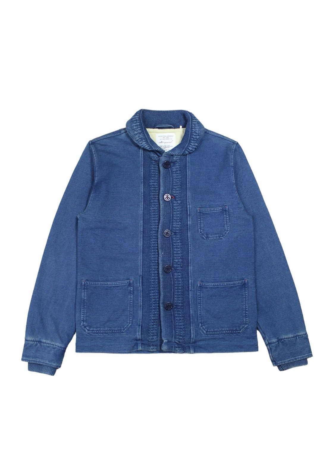 image of M2Squared Genuine Brand Dobby Overall in Denim, Men's (Size Large)