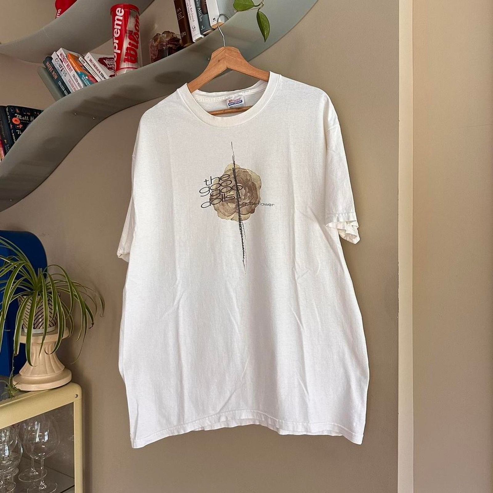 Band Tees × Vintage Vintage Y2K The Goo Goo Dulls Gutter Flower Shirt Size US L / EU 52-54 / 3 - 1 Thumbnail