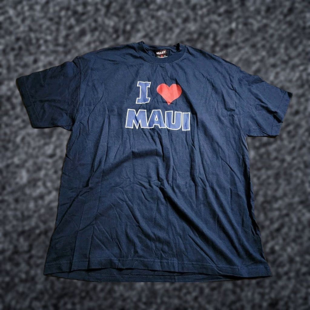 Vintage VINTAGE Shady LTD I Love Maui T-Shirt Mens XL Blue Hip Hop 2000s Size US XL / EU 56 / 4 - 1 Thumbnail