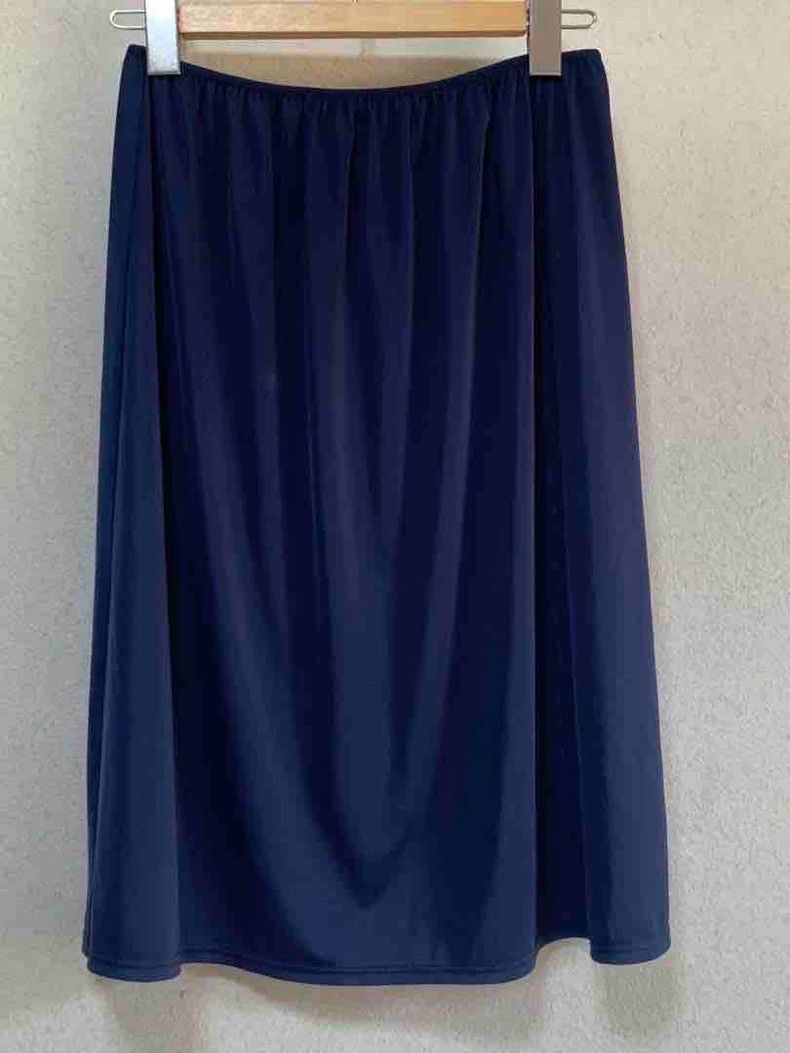Issey Miyake Issey Miyake size:5 A deep blue lace pleated skirt Size 31" - 6 Thumbnail