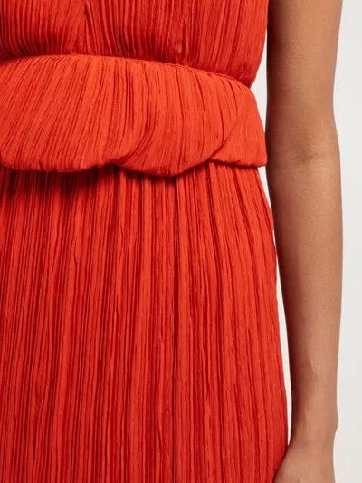 Chloe o1y0825 Mini Dress in Rust Size M / US 6-8 / IT 42-44 - 5 Thumbnail