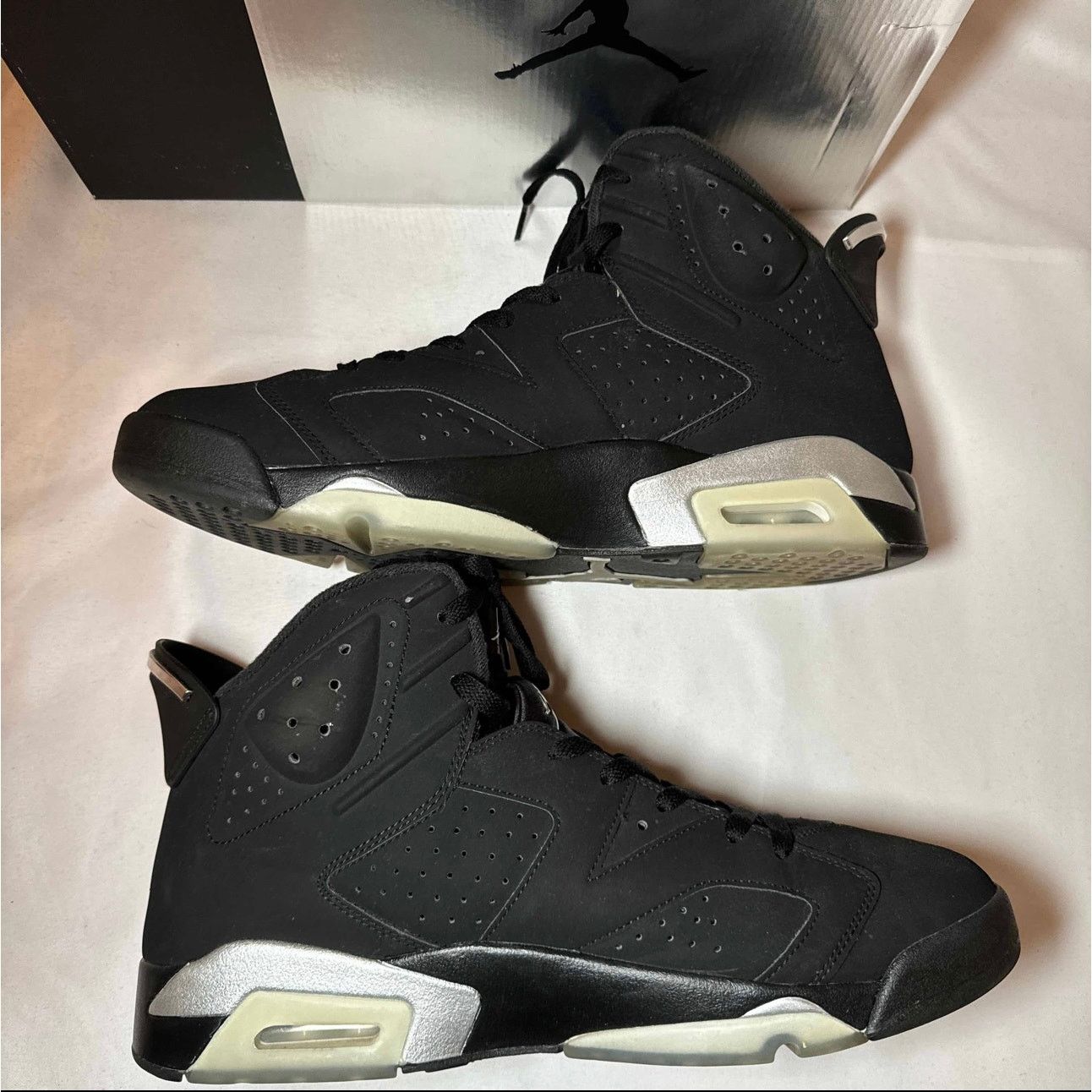 Jordan Brand × Nike Size 13 - Nike Air Jordan 6 Retro Chrome Men's Shoes Size US 13 / EU 46 - 3 Thumbnail