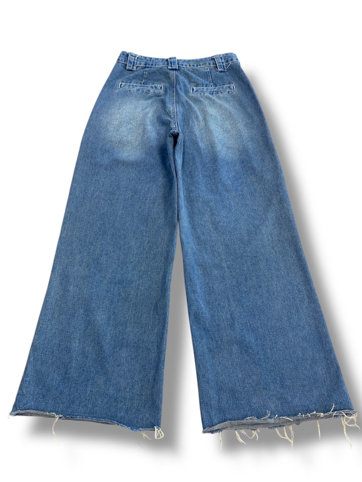 Other Dazy Distressed Hairy Leg Style Baggy Jeans Size US 27 - 4 Thumbnail