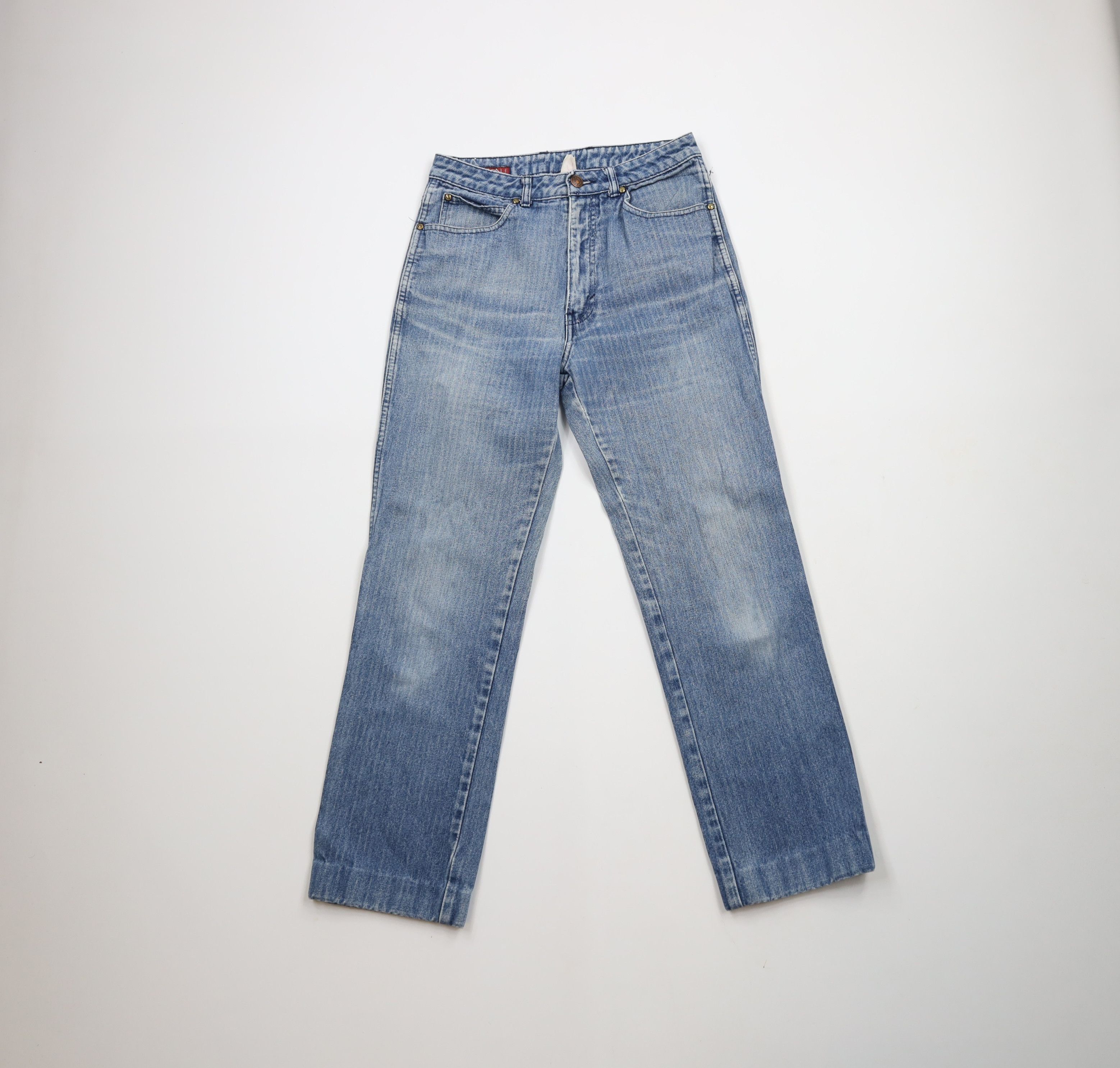 Vintage Vintage 90s Streetwear Straight Leg Denim Jeans Blue Cotton Size 32" / US 10 / IT 46 - 1 Thumbnail