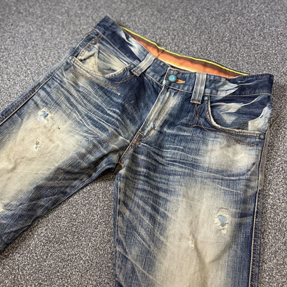 Kapital Vintage Flared Thrashed Edwin Clawmark Jeans Denim Size US 32 / EU 48 - 4 Thumbnail