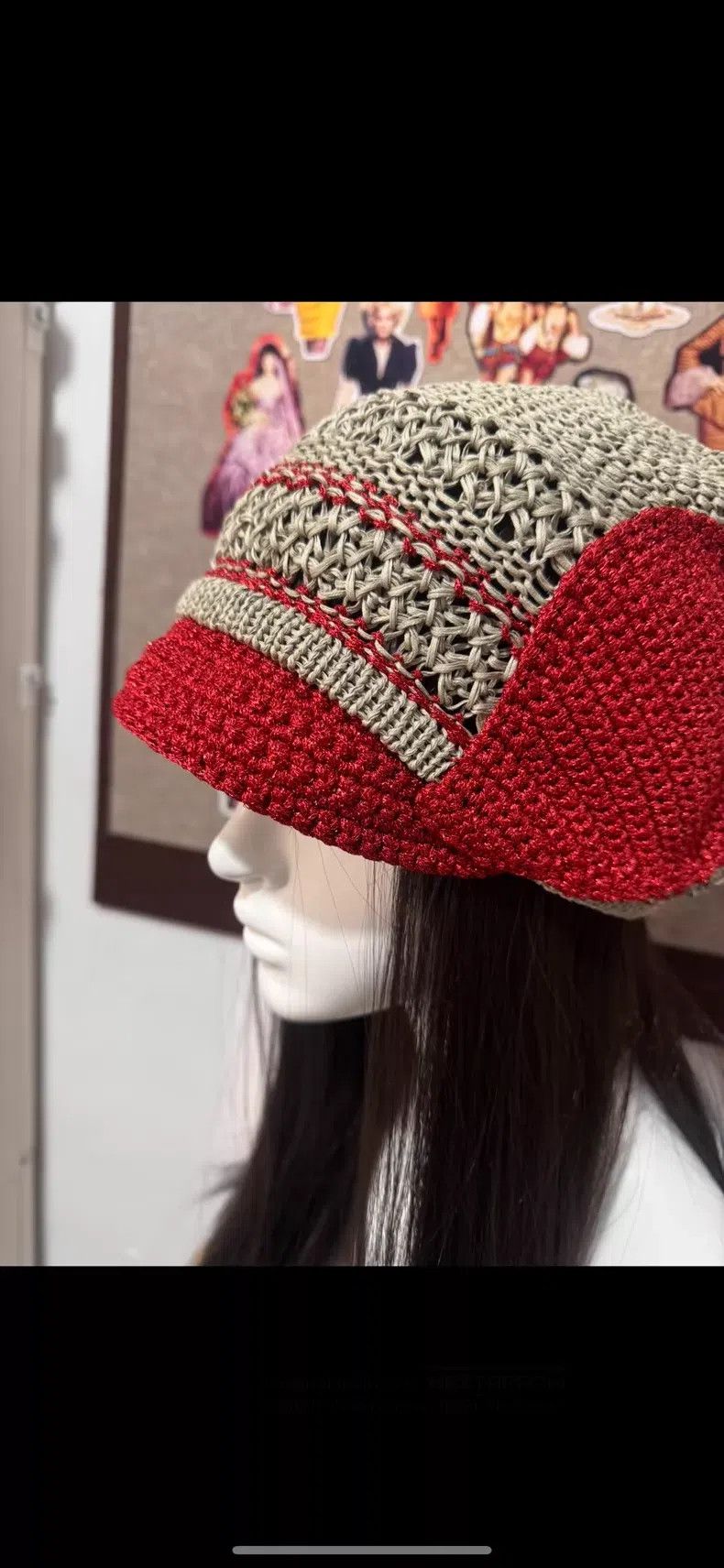 Vivienne Westwood Vivienne Westwood Red Love Knit Hat Size ONE SIZE - 3 Thumbnail