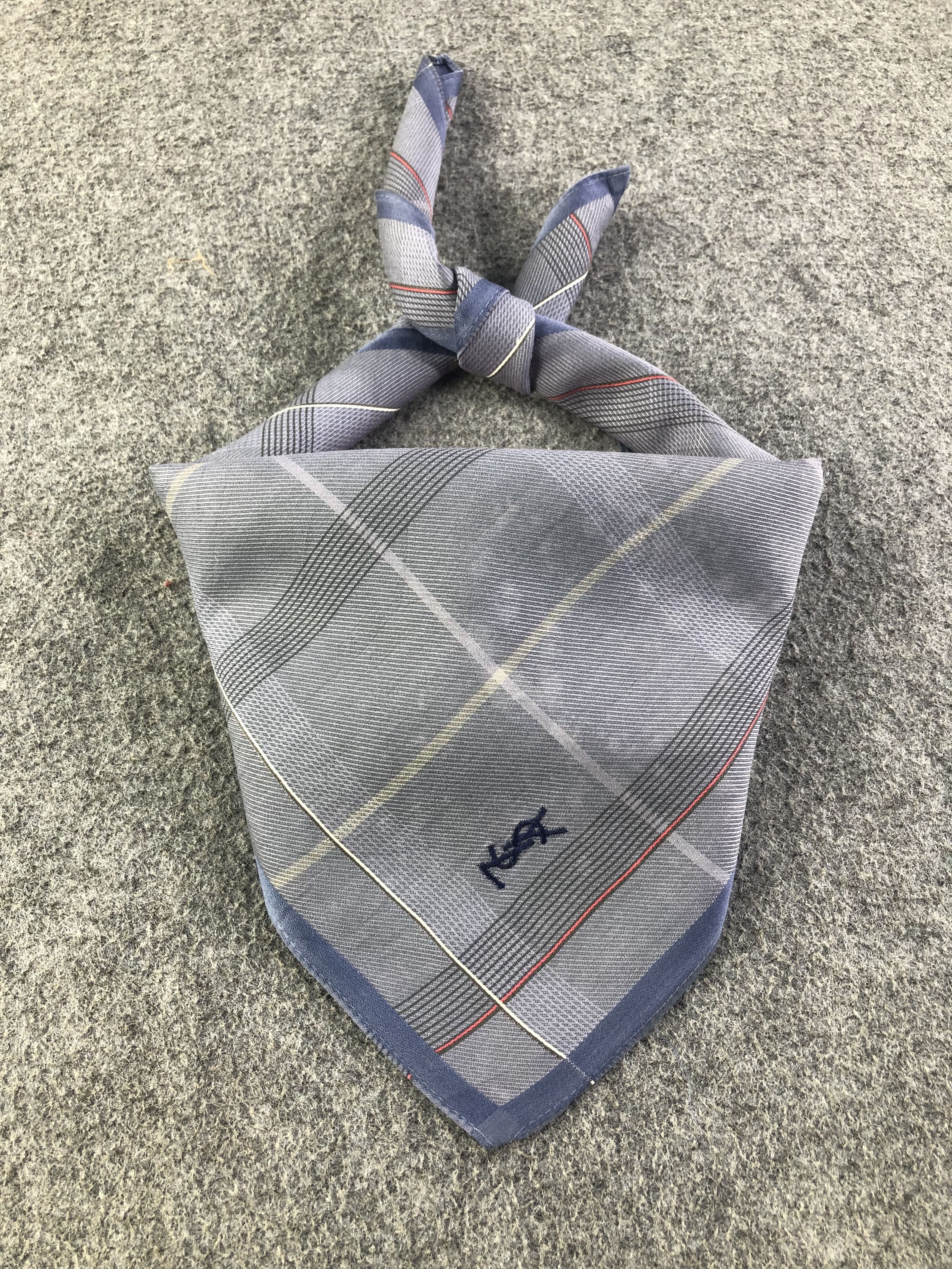 Yves Saint Laurent Yves Saint Laurent Handkerchief / Bandana / Neckerchief Size ONE SIZE - 2 Thumbnail