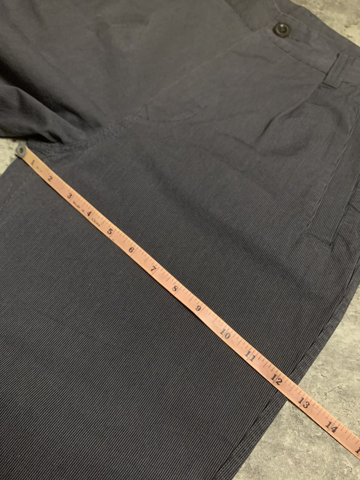 Margaret Howell Margaret Howell Pin Stripes Single Pleats Wide Baggy Pant Size US 29 - 14 Thumbnail