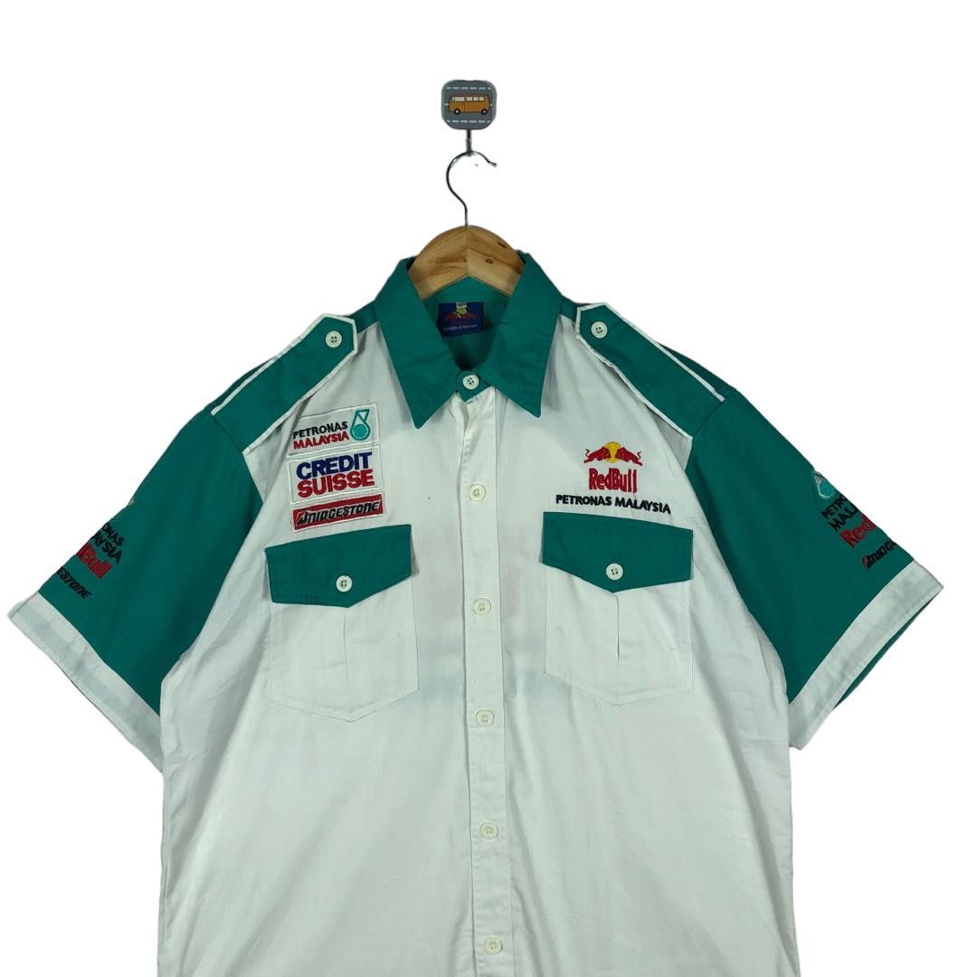 Red Bull × Vintage Vintage Red Bull Racing Men T-shirt Sauber Petronas Size US L / EU 52-54 / 3 - 2 Thumbnail
