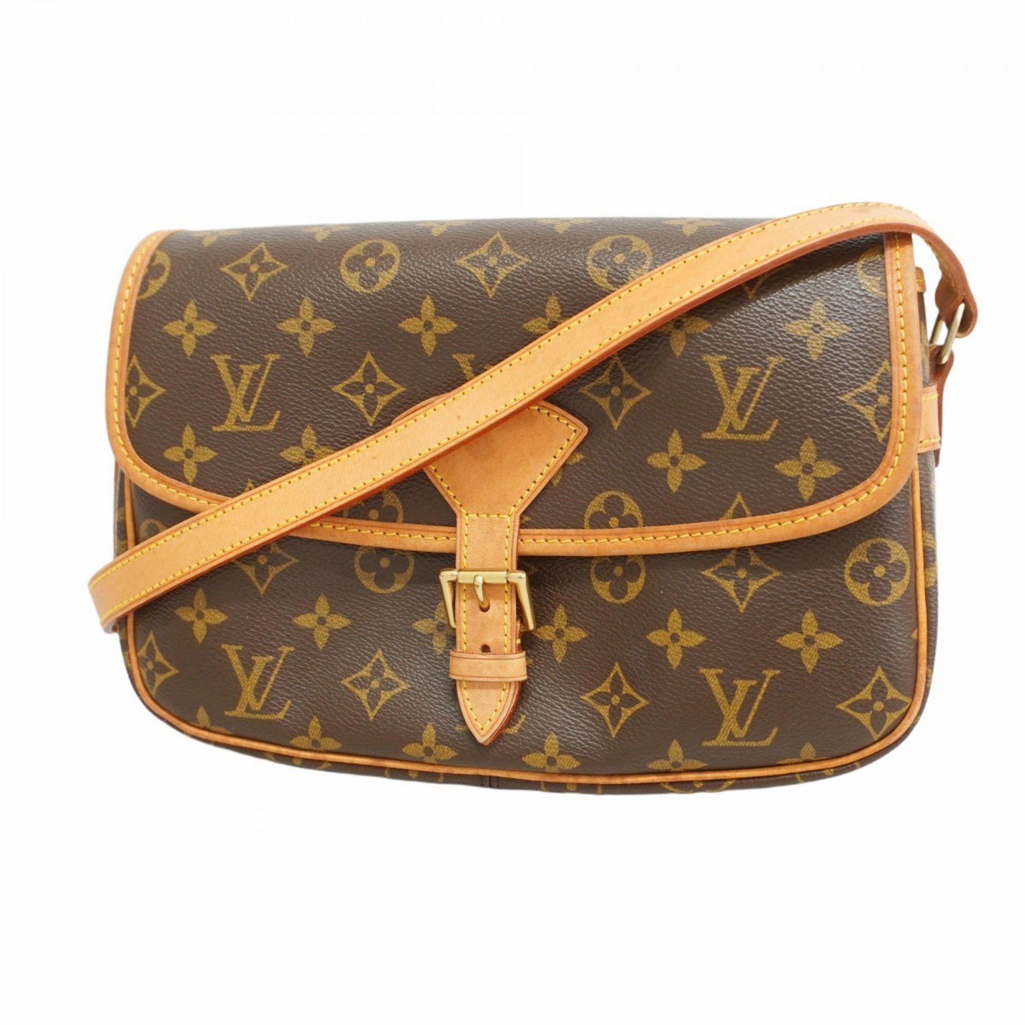 Louis Vuitton Shoulder Bag Monogram Sologne M42250 Brown Ladies, Women's