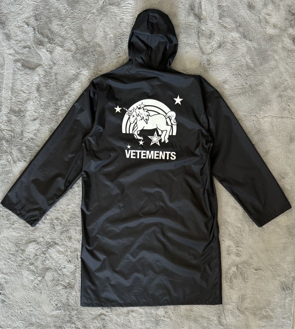 Vetements unicorn raincoat top