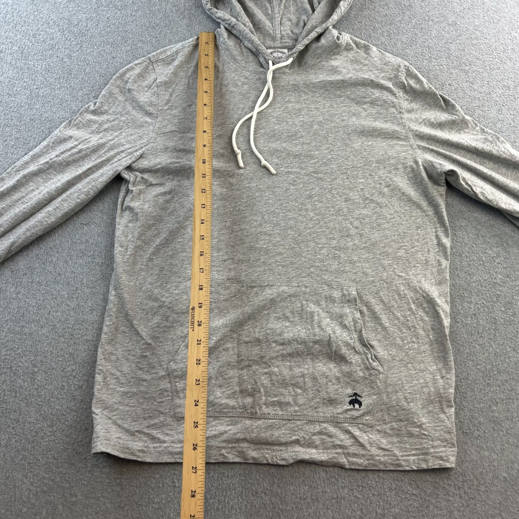 Brooks Brothers Brooks Brothers Hoodie Mens Small Gray Lightweight Pullover Kangaroo Pocket Logo Embroidered Wool? No Cotton Jersey Casual Size US S / EU 44-46 / 1 - 3 Thumbnail